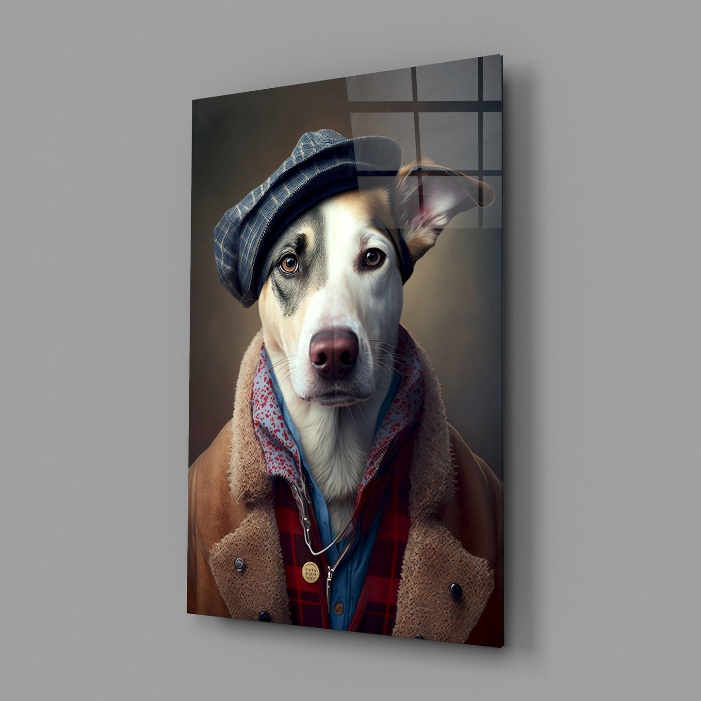 Köpek Vogue'U Cam Tablo
