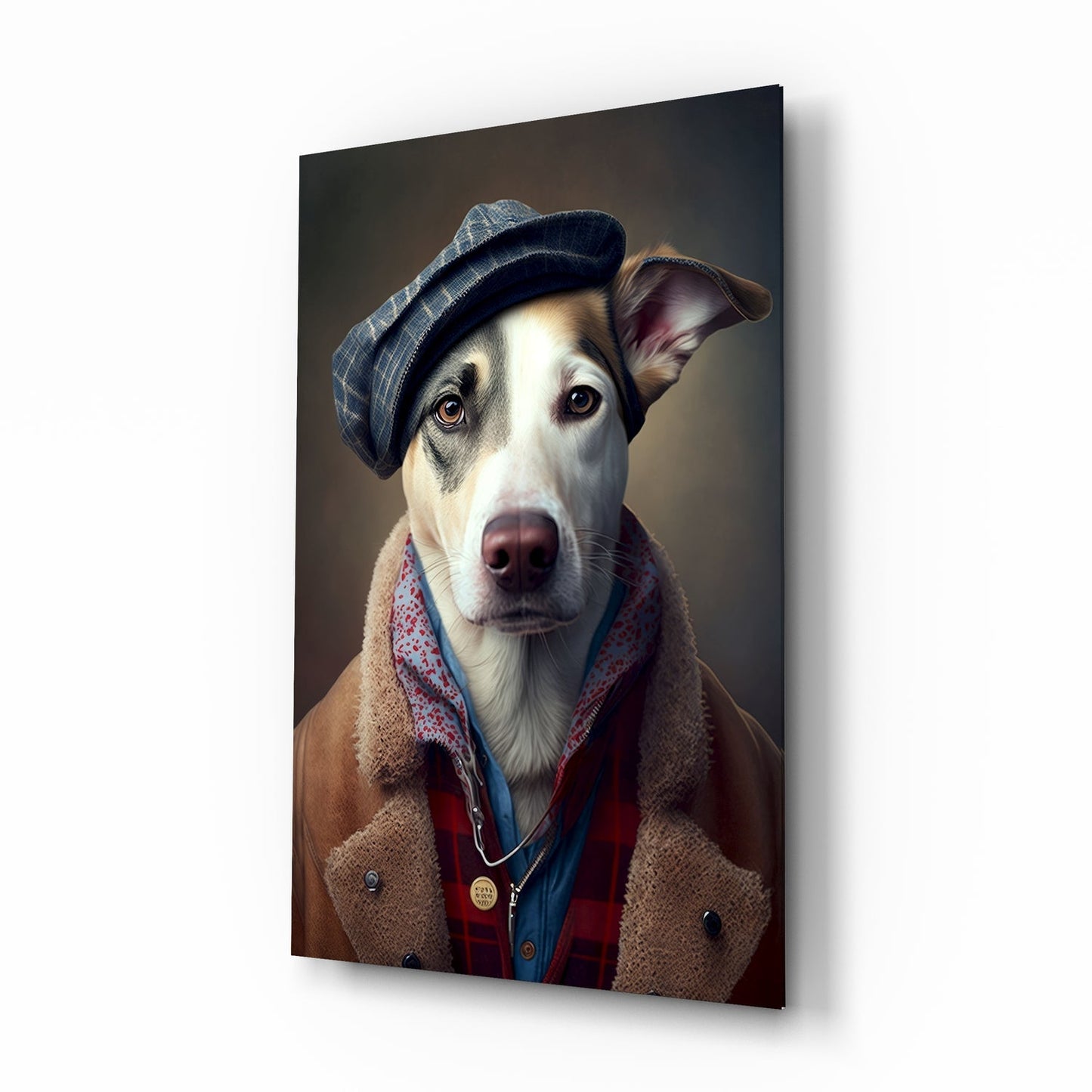 Köpek Vogue'U Cam Tablo