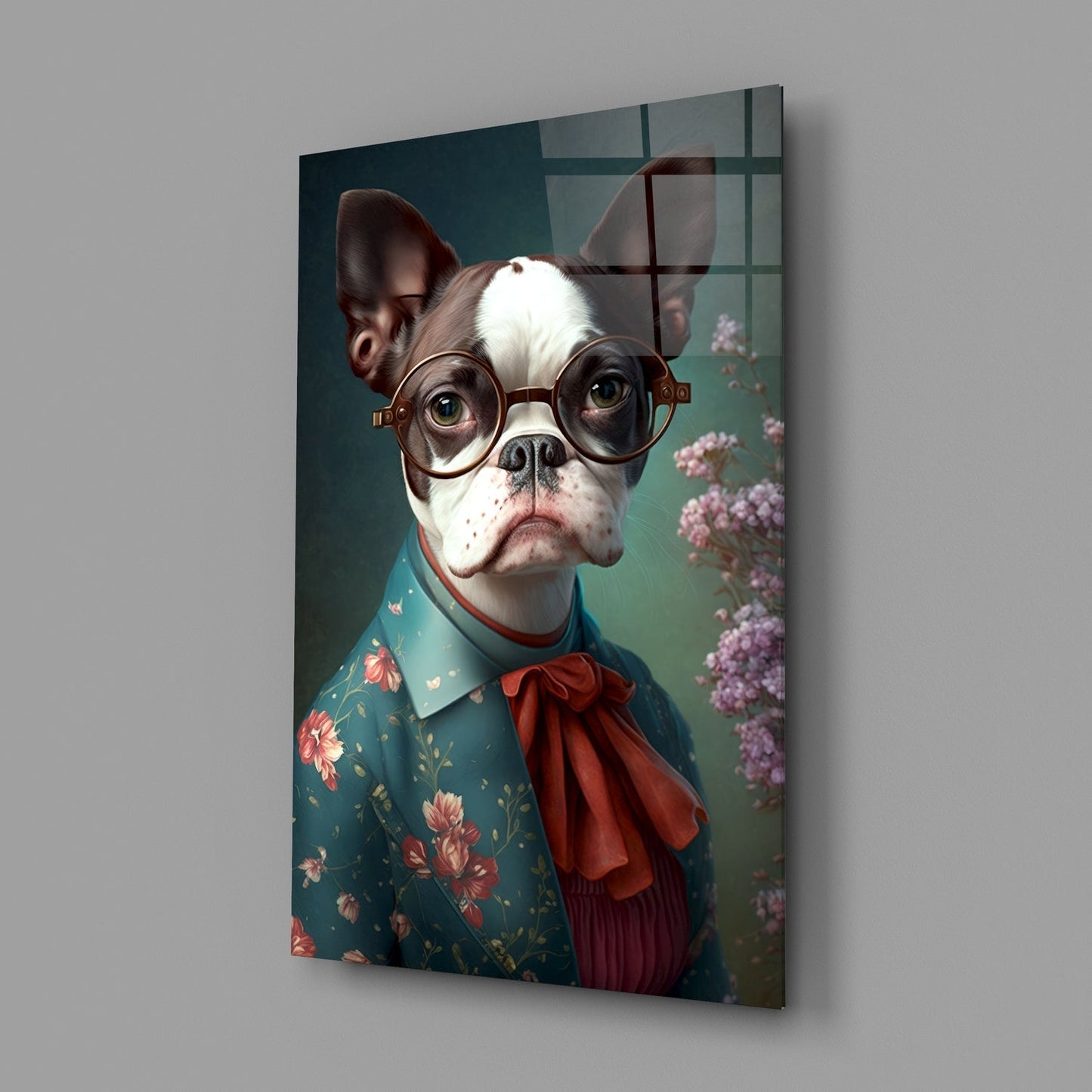 Köpek Vogue'U Cam Tablo