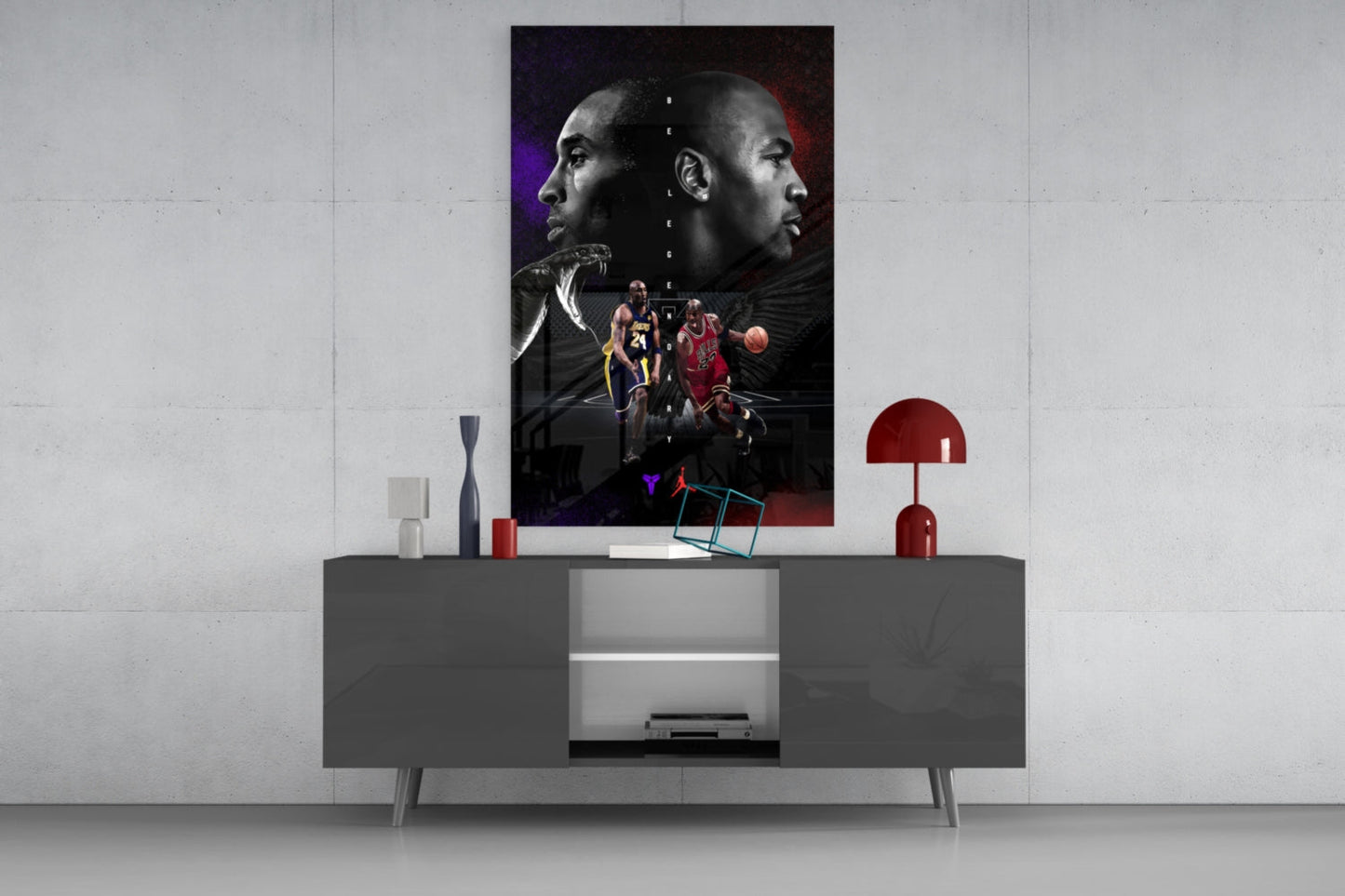 Bryant Vs Jordan Cam Tablo || Tasarımcı Koleksiyonu