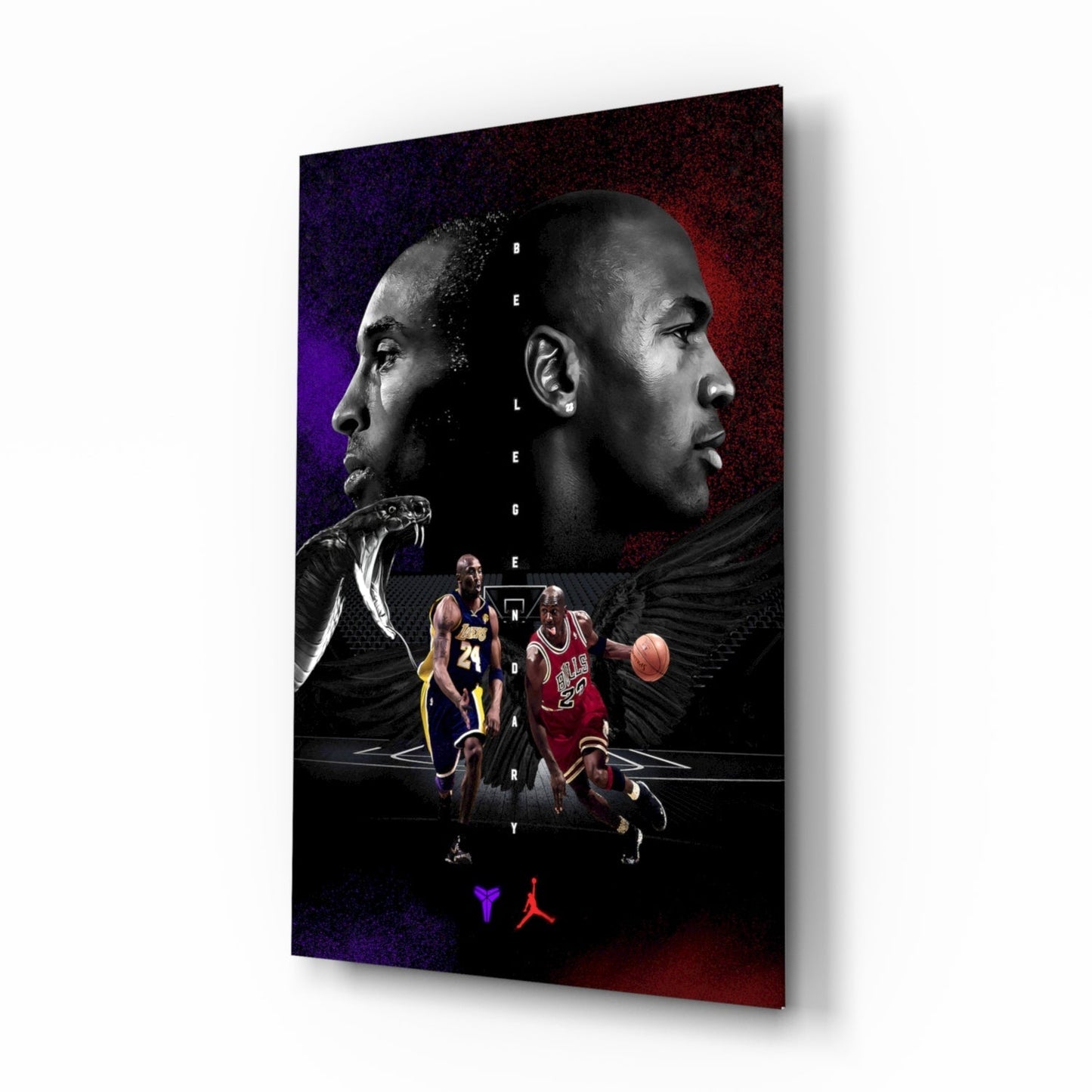 Bryant Vs Jordan Cam Tablo || Tasarımcı Koleksiyonu