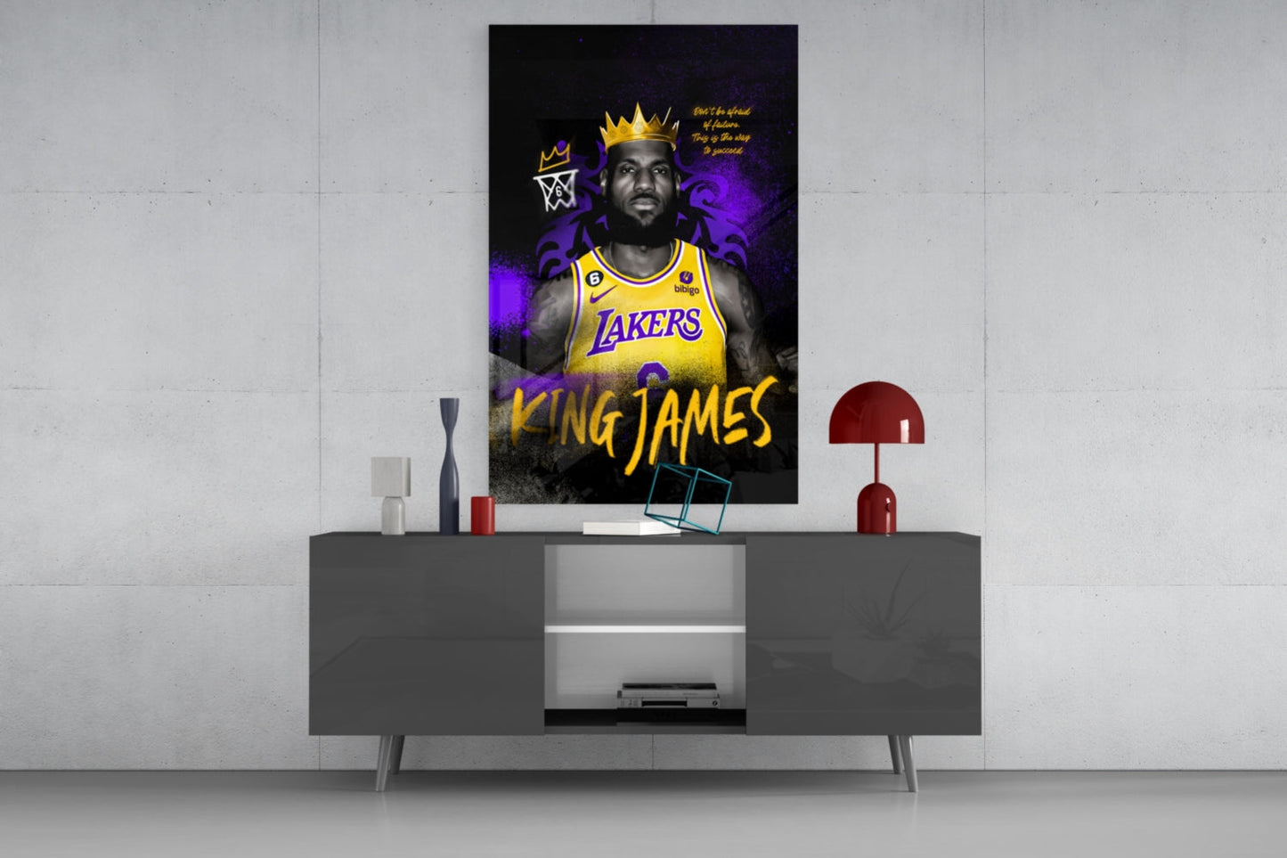 Kral James Cam Tablo || Tasarımcı Koleksiyonu