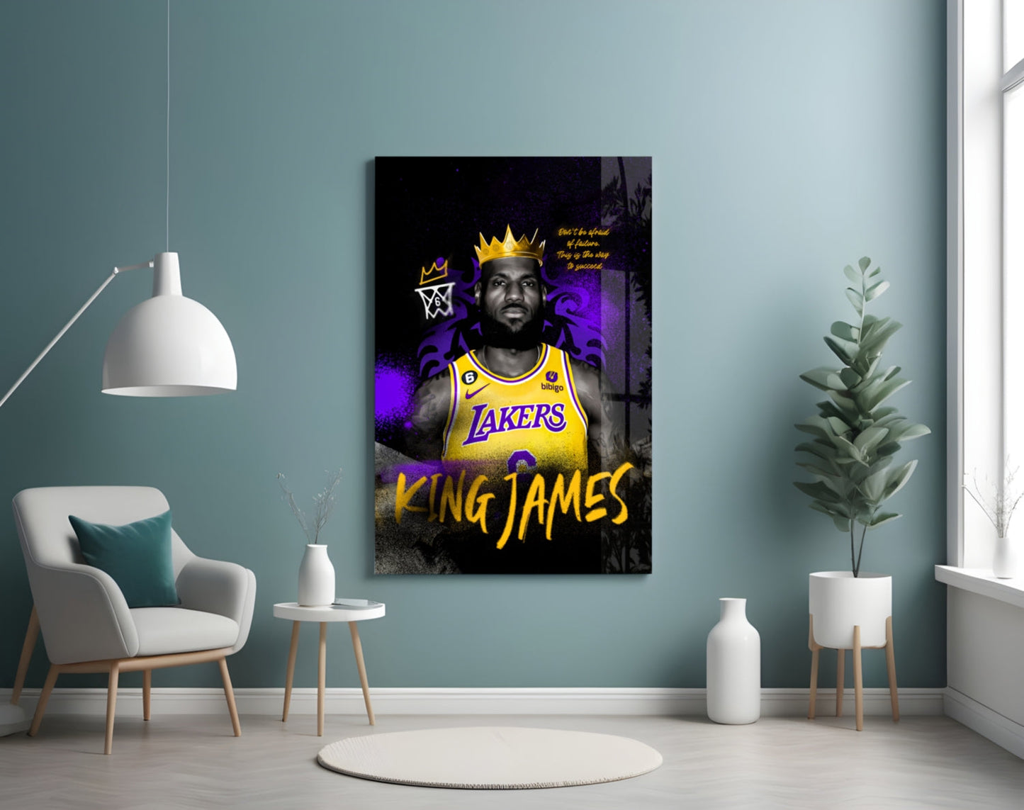 Kral James Cam Tablo || Tasarımcı Koleksiyonu