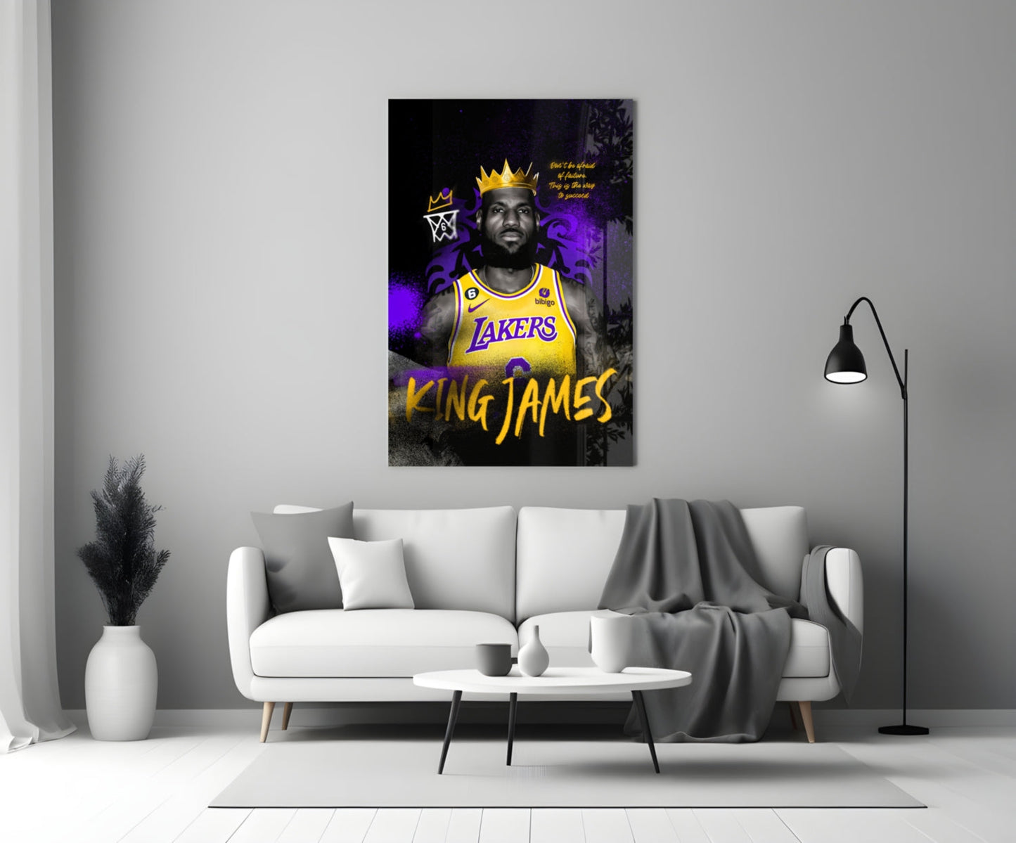 Kral James Cam Tablo || Tasarımcı Koleksiyonu