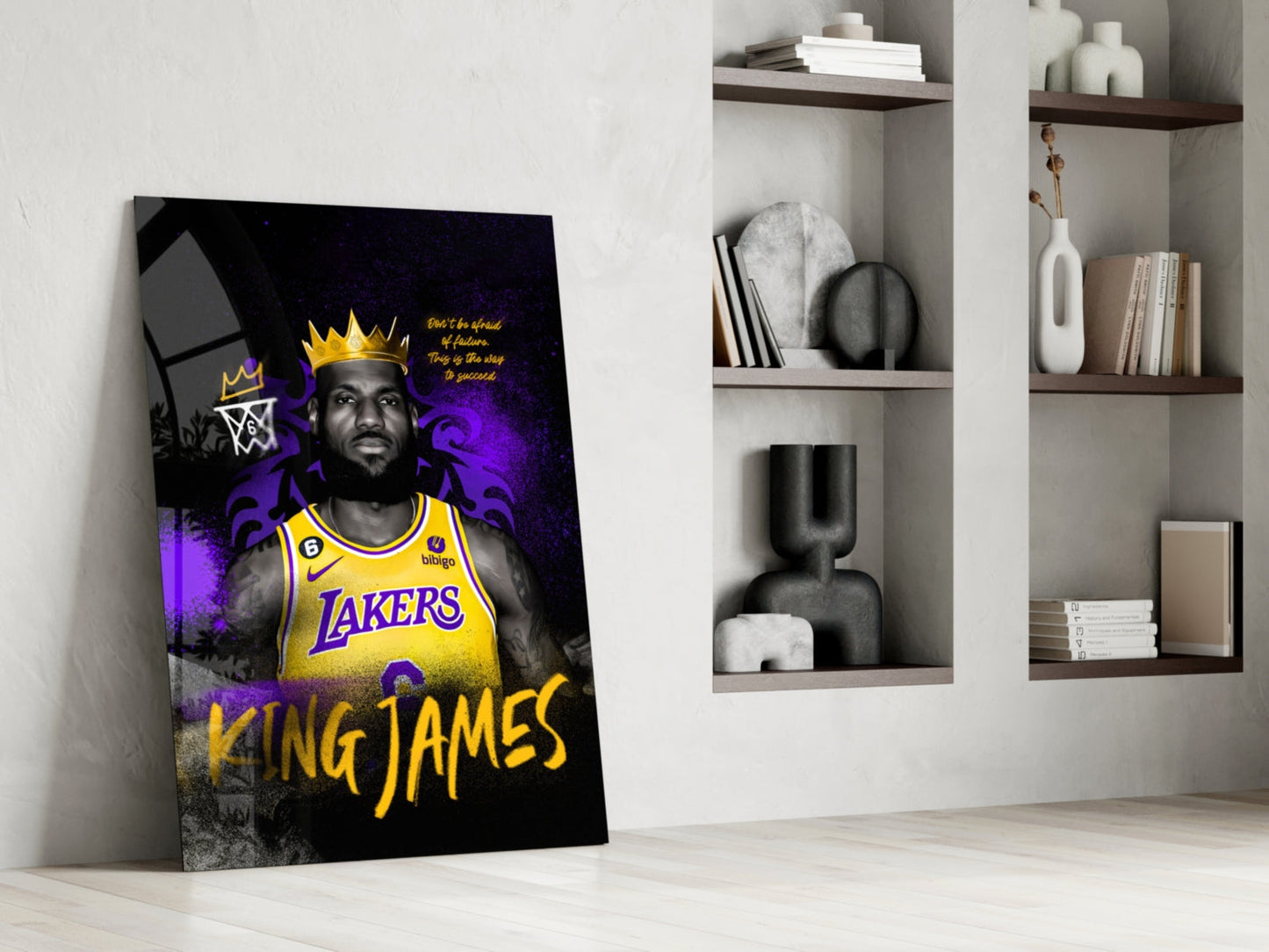 Kral James Cam Tablo || Tasarımcı Koleksiyonu