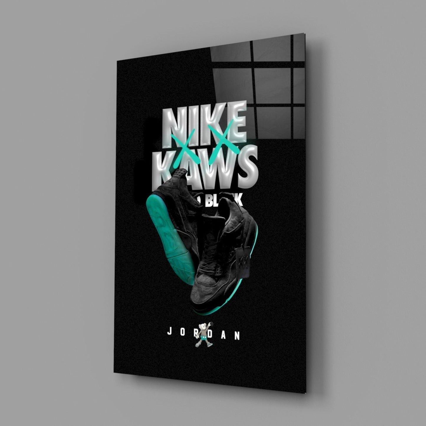 Kara Kaws Cam Tablo || Tasarımcı Koleksiyonu