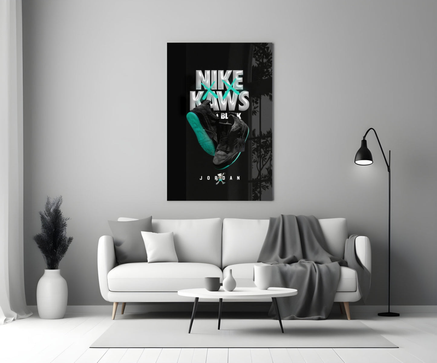 Kara Kaws Cam Tablo || Tasarımcı Koleksiyonu