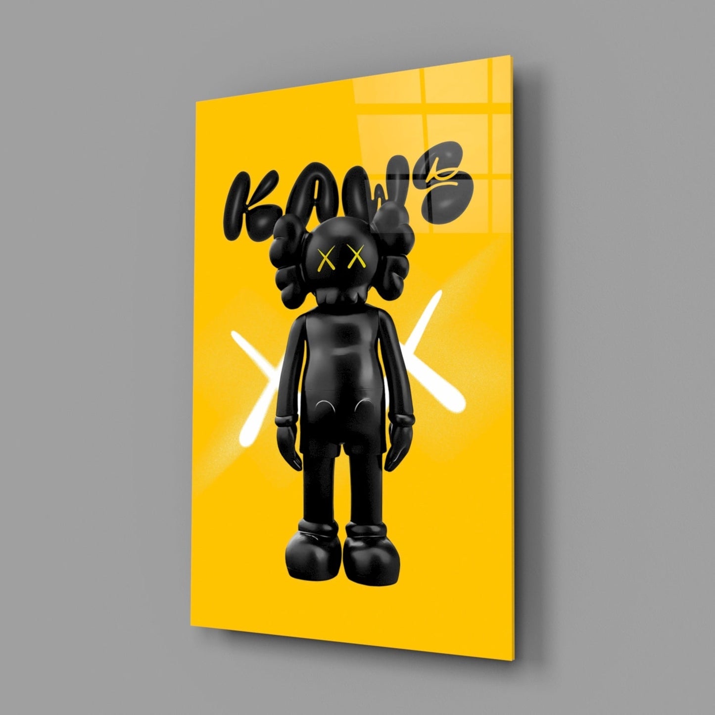 Kaws Cam Tablo || Tasarımcı Koleksiyonu