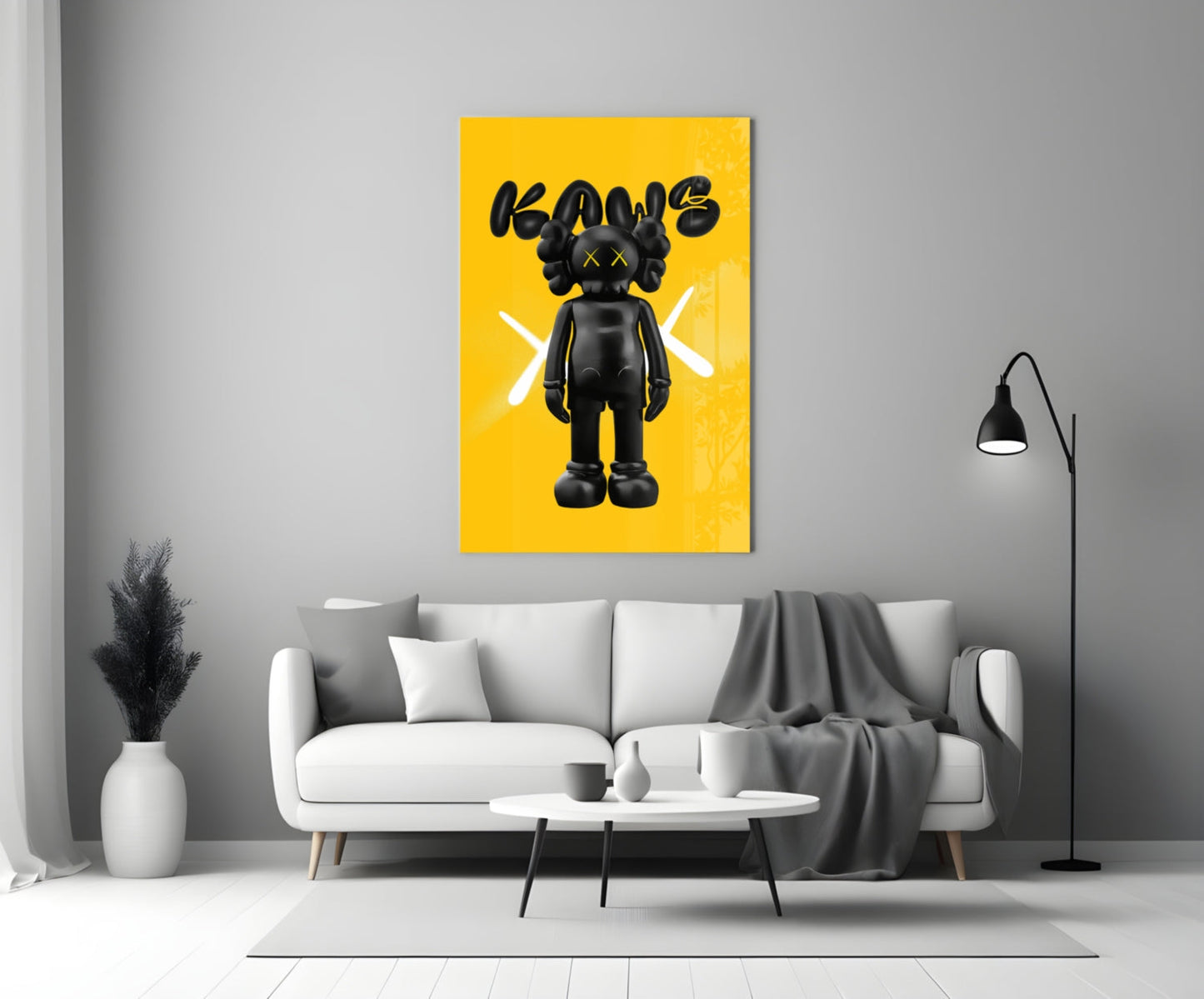 Kaws Cam Tablo || Tasarımcı Koleksiyonu