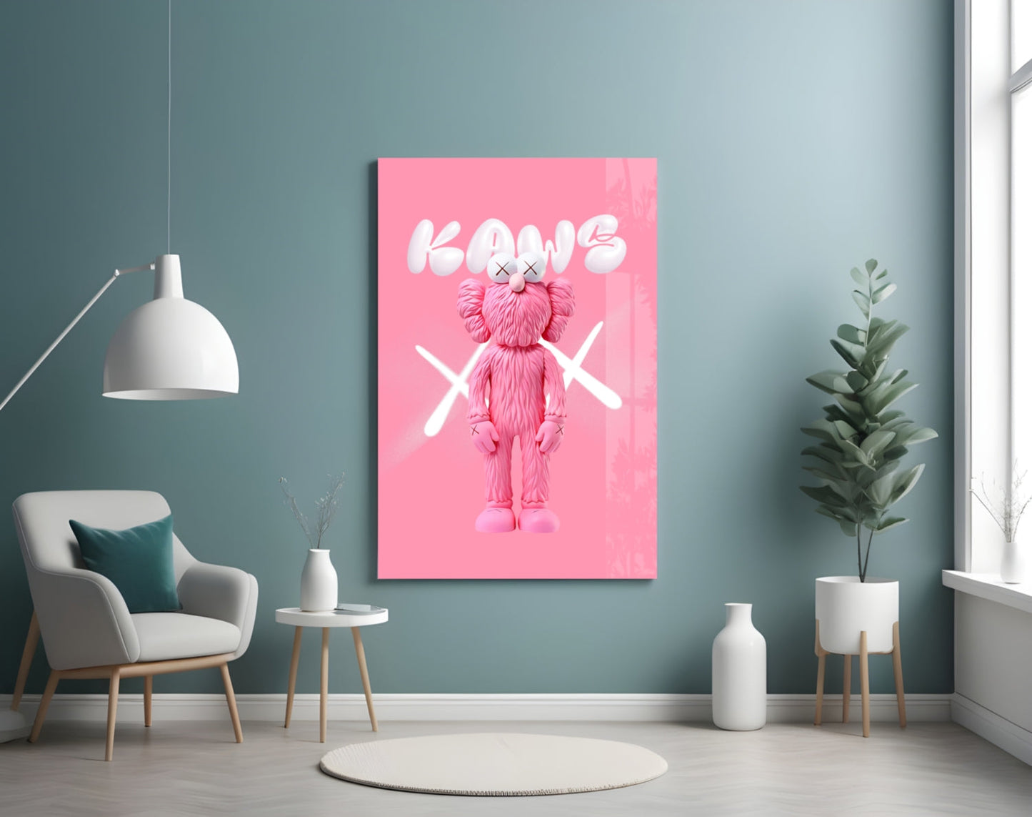 Kaws Cam Tablo || Tasarımcı Koleksiyonu