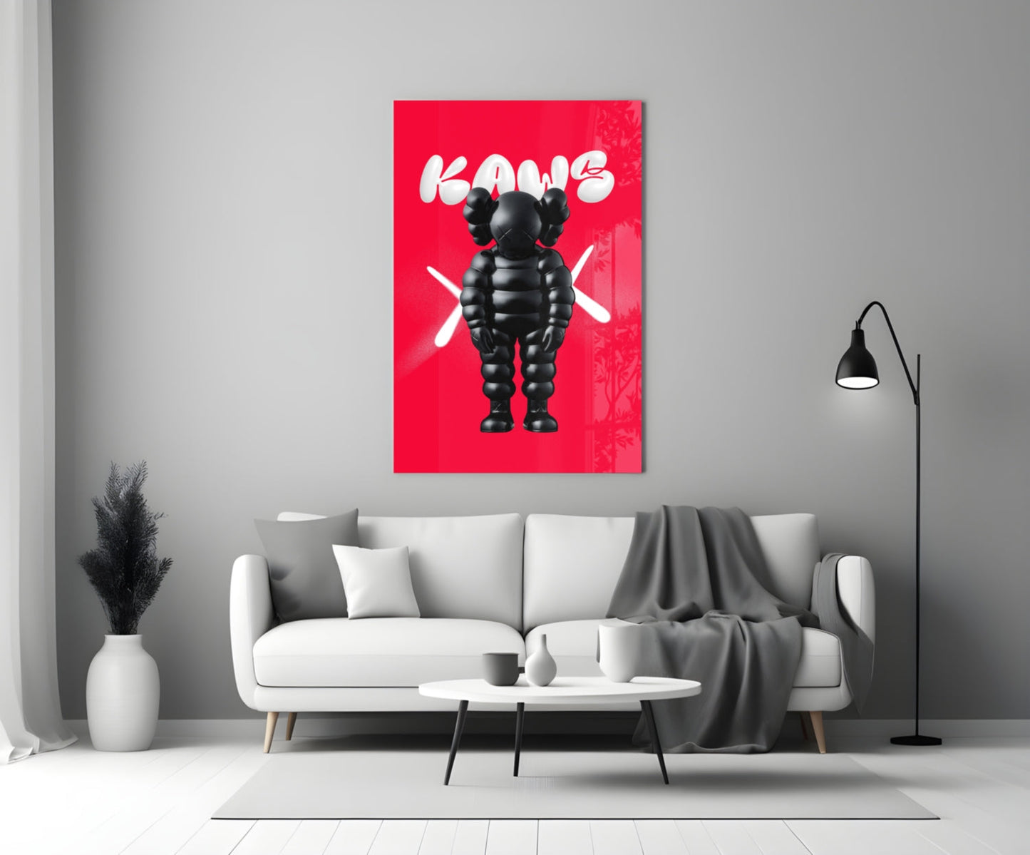 Kaws Cam Tablo || Tasarımcı Koleksiyonu