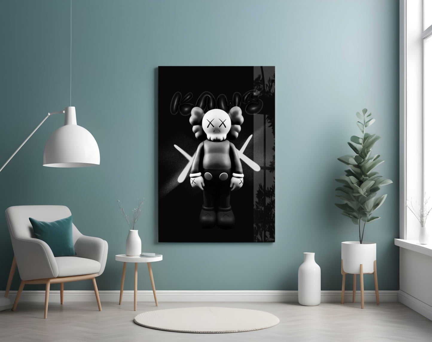 Kaws Cam Tablo || Tasarımcı Koleksiyonu