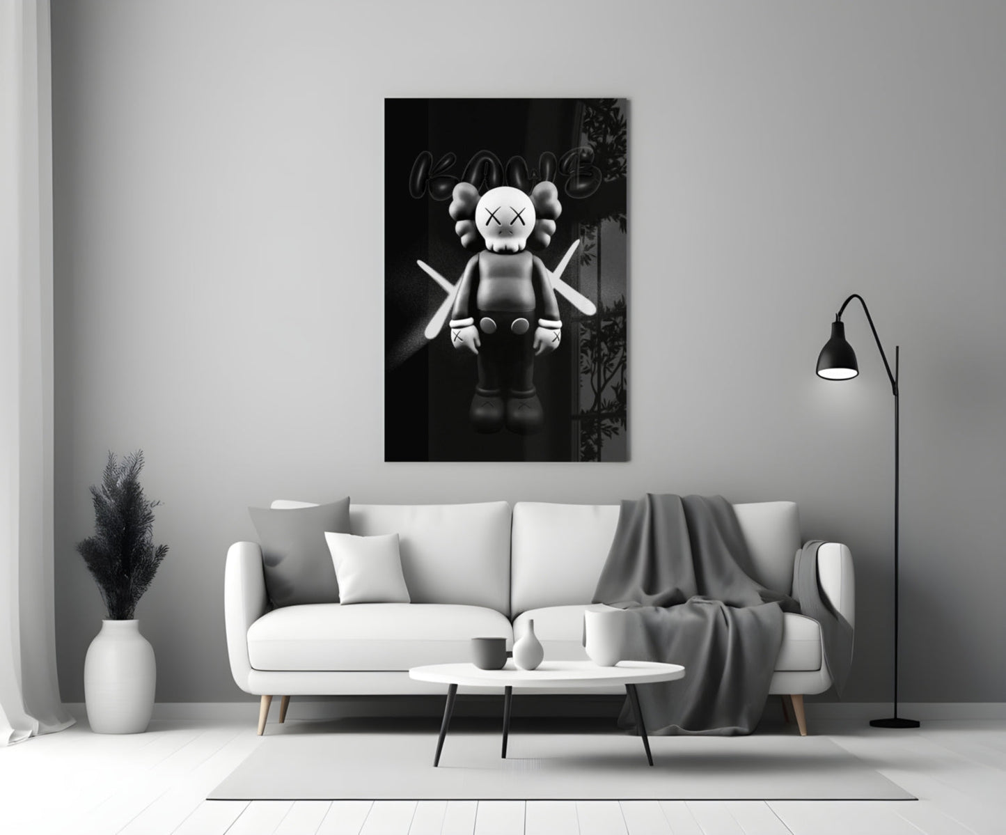 Kaws Cam Tablo || Tasarımcı Koleksiyonu