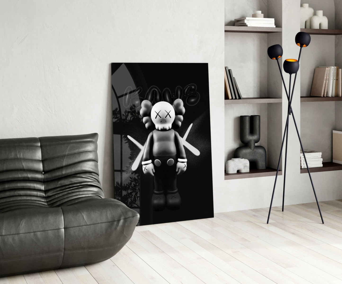 Kaws Cam Tablo || Tasarımcı Koleksiyonu