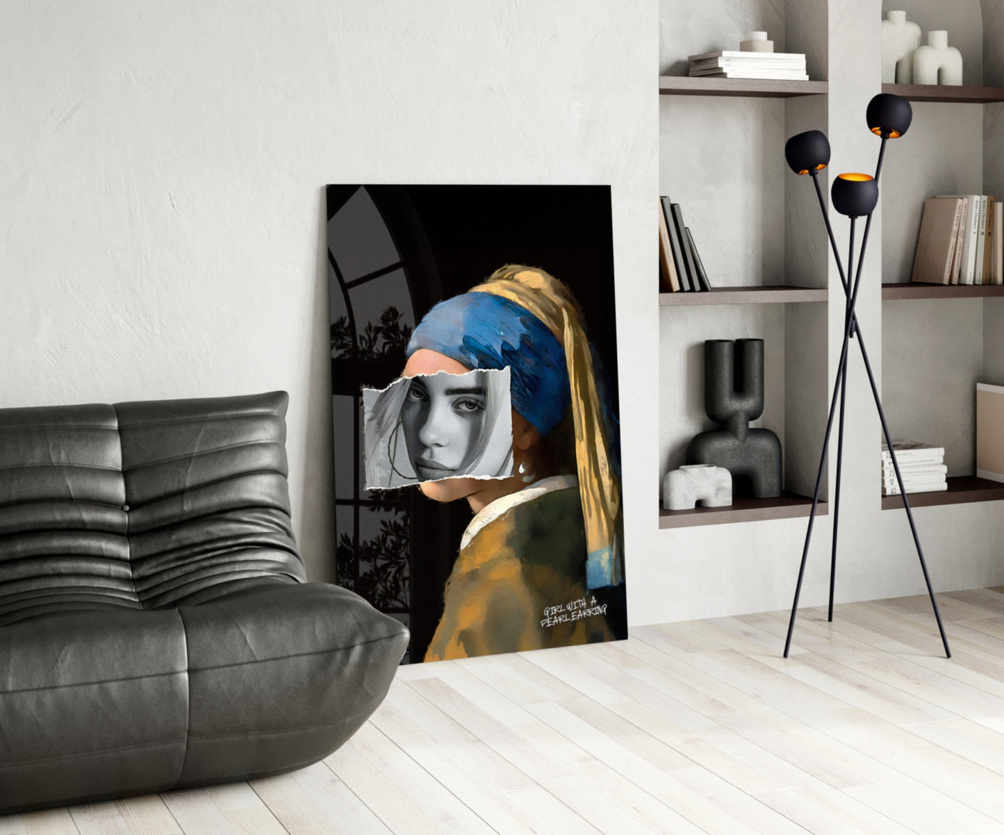 Hollanda'Dan Çağdaş Lisa Cam Tablo || Tasarımcı Koleksiyonu