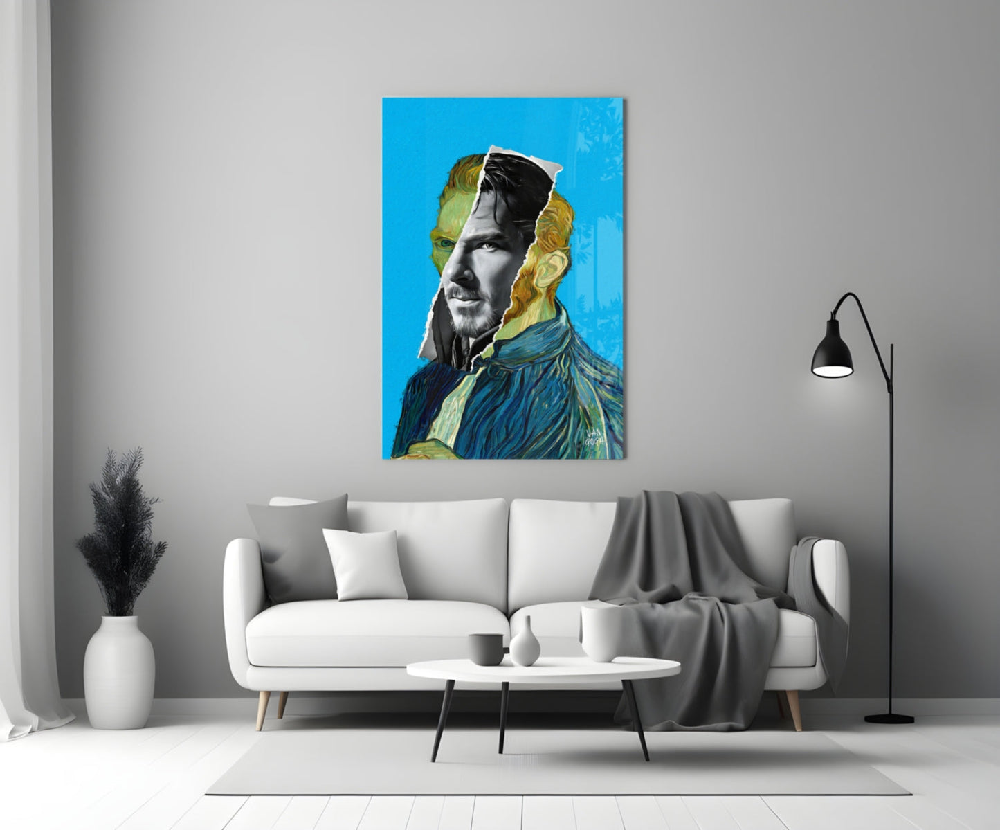 Çağdaş Gogh Cam Tablo || Tasarımcı Koleksiyonu