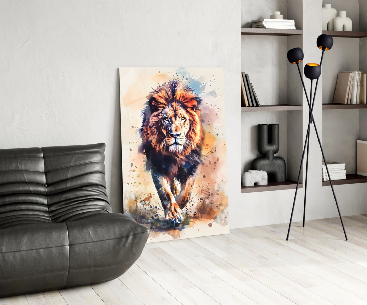 Aslan Cam Tablo || Tasarımcı Koleksiyonu
