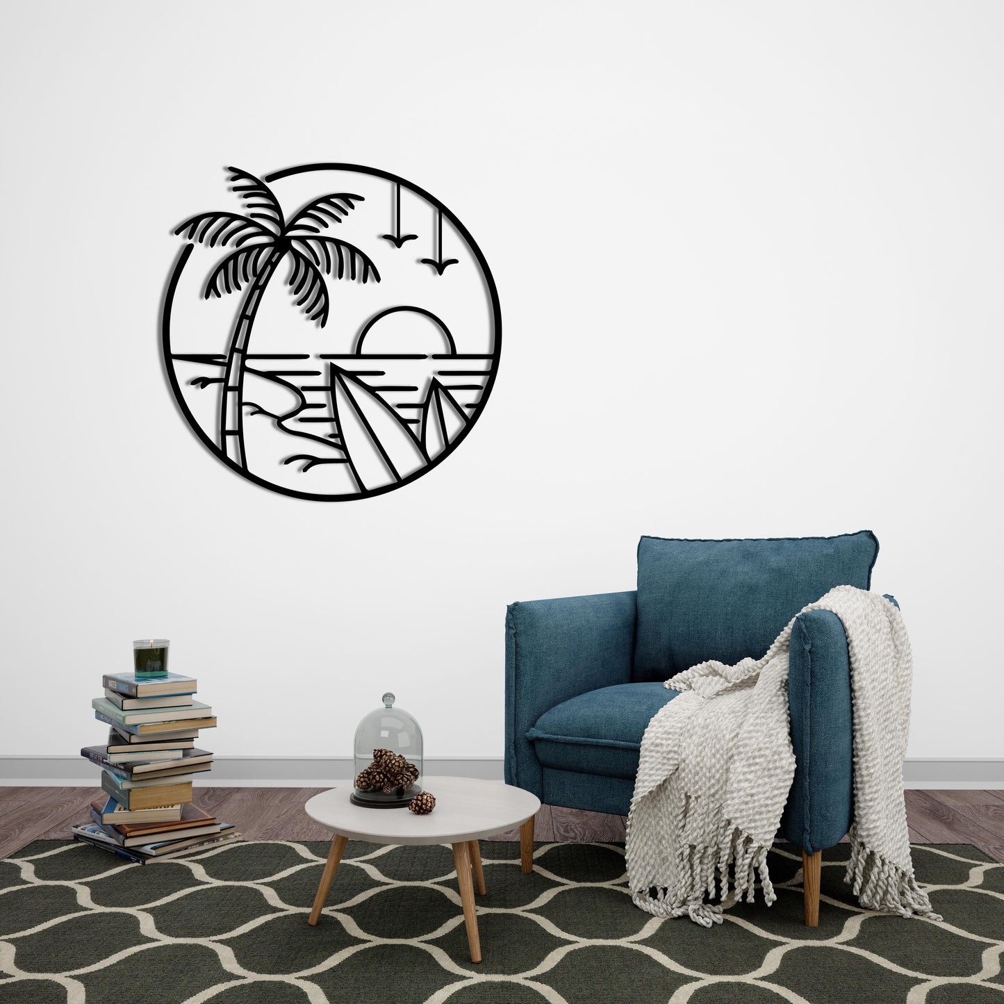 Tropical Tranquility – Metal Painting