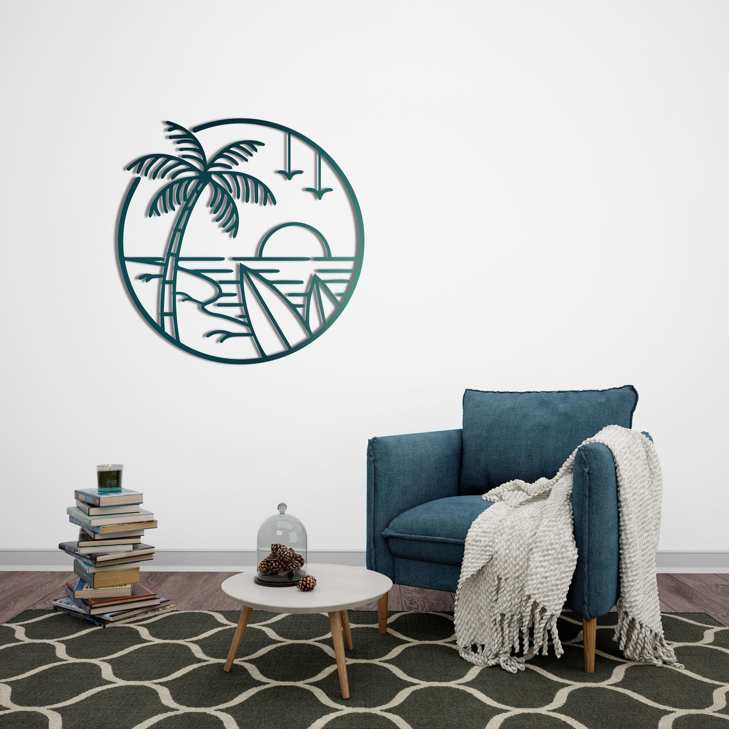 Tropical Tranquility – Metal Painting