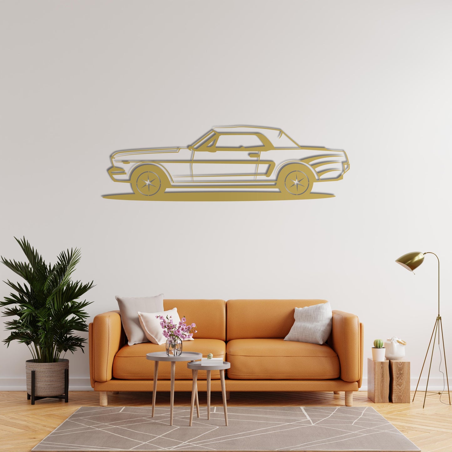 Klasik Mustang – Araba Metal Tablo