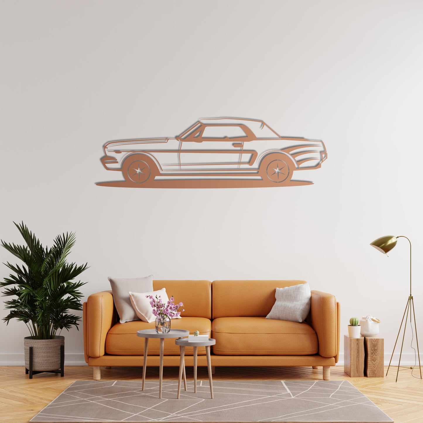Klasik Mustang – Araba Metal Tablo