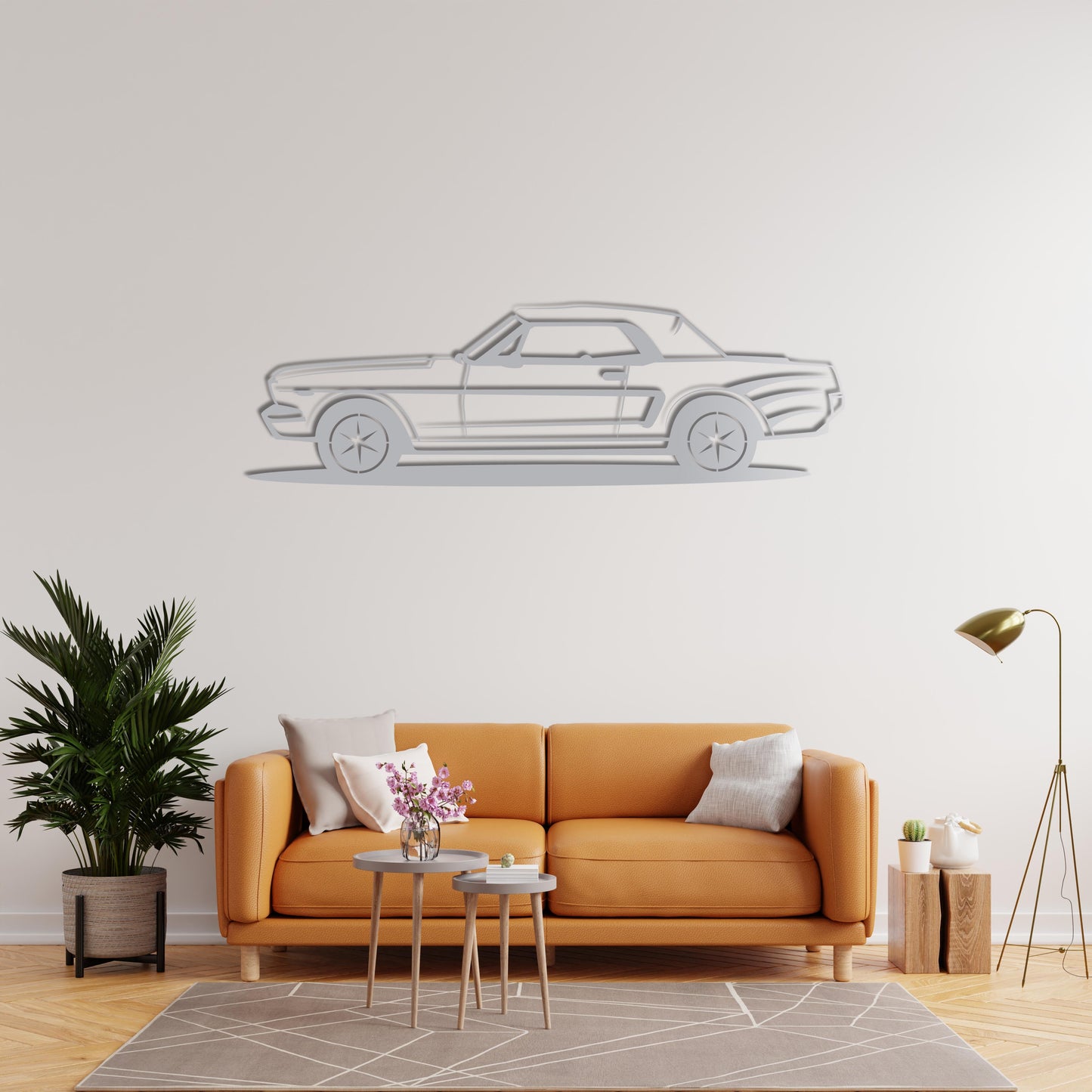 Klasik Mustang – Araba Metal Tablo