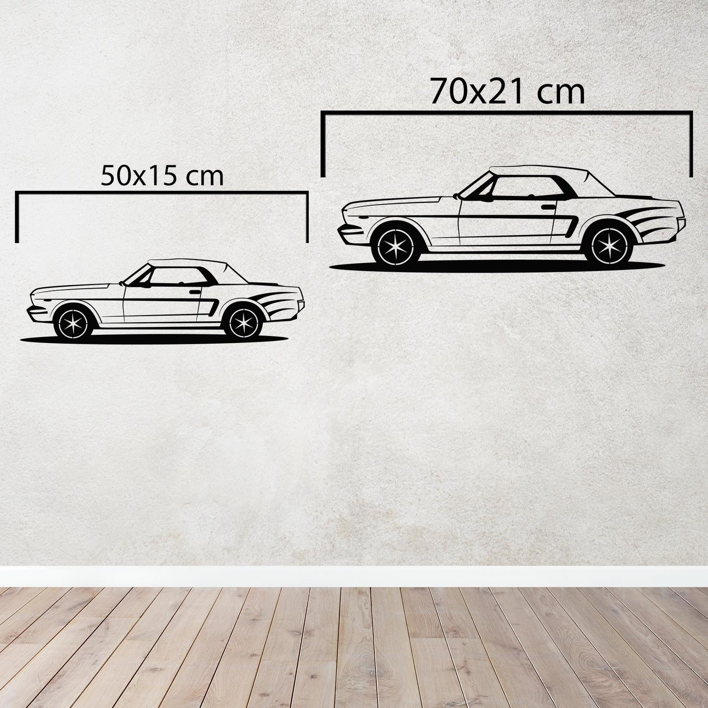 Klasik Mustang – Araba Metal Tablo