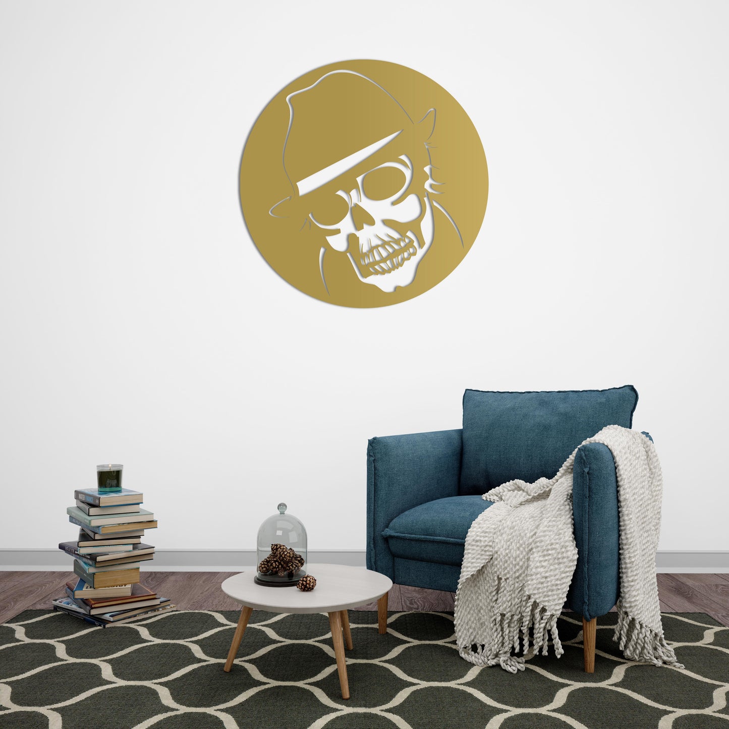 Mysterious Skull – Metal Painting