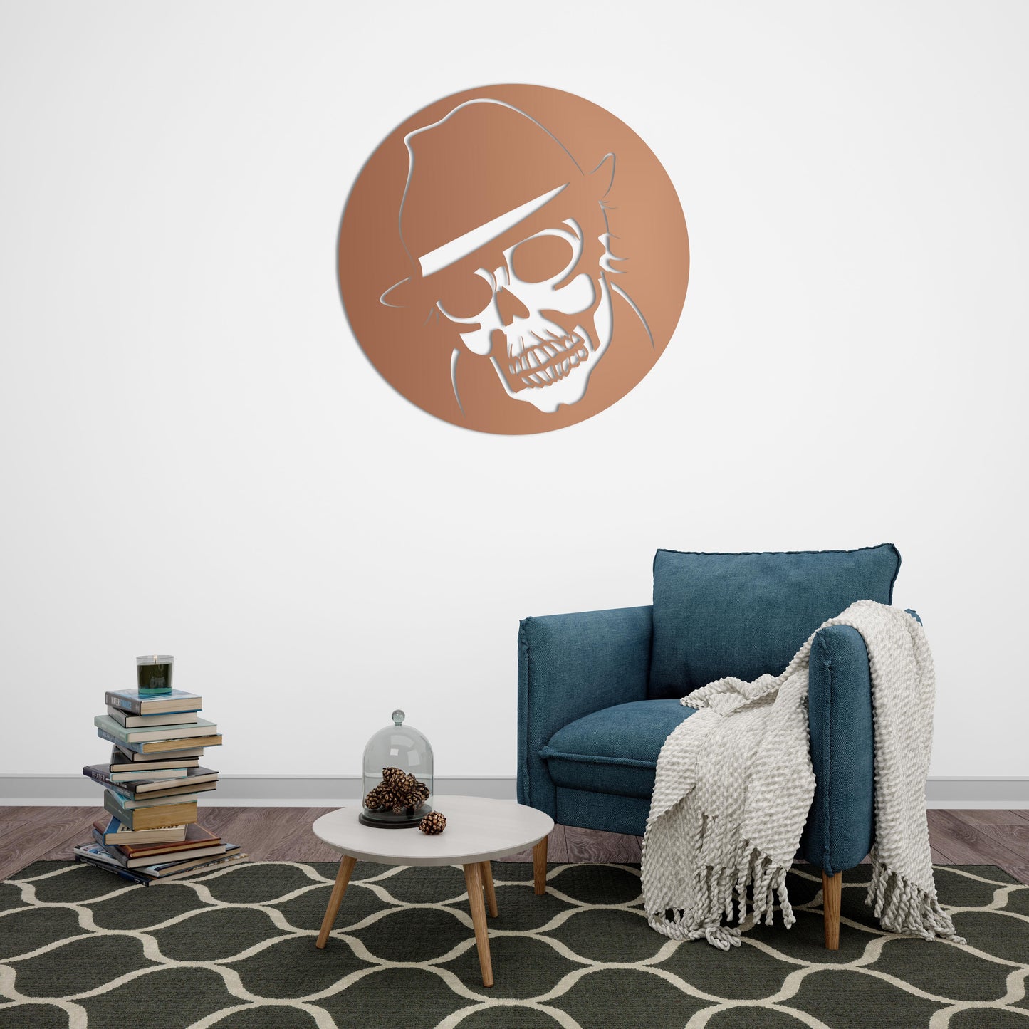 Mysterious Skull – Metal Painting