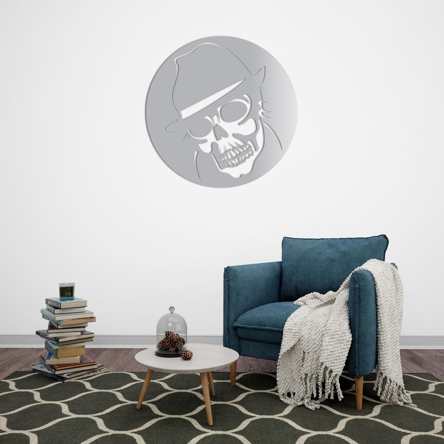 Mysterious Skull – Metal Painting