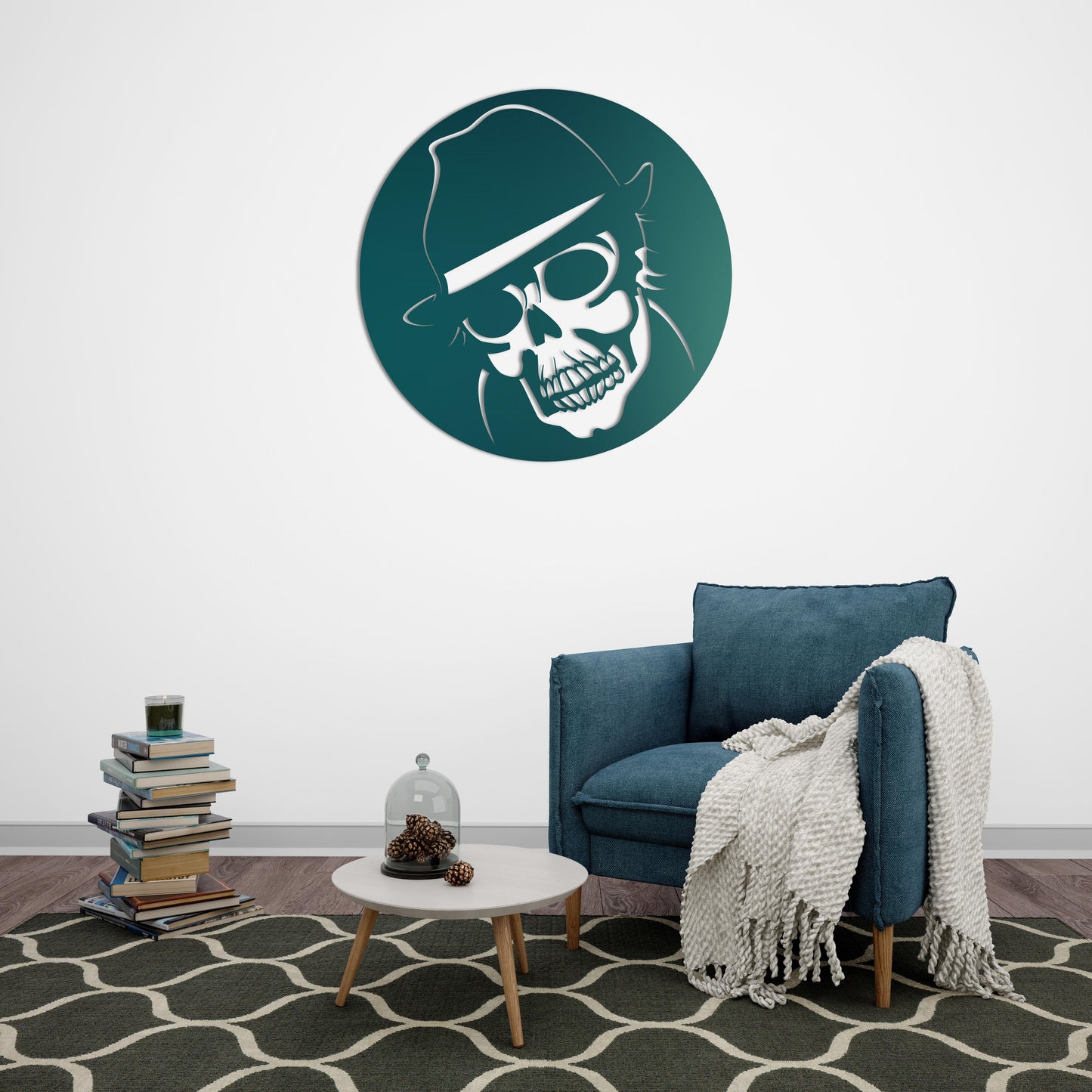 Mysterious Skull – Metal Painting