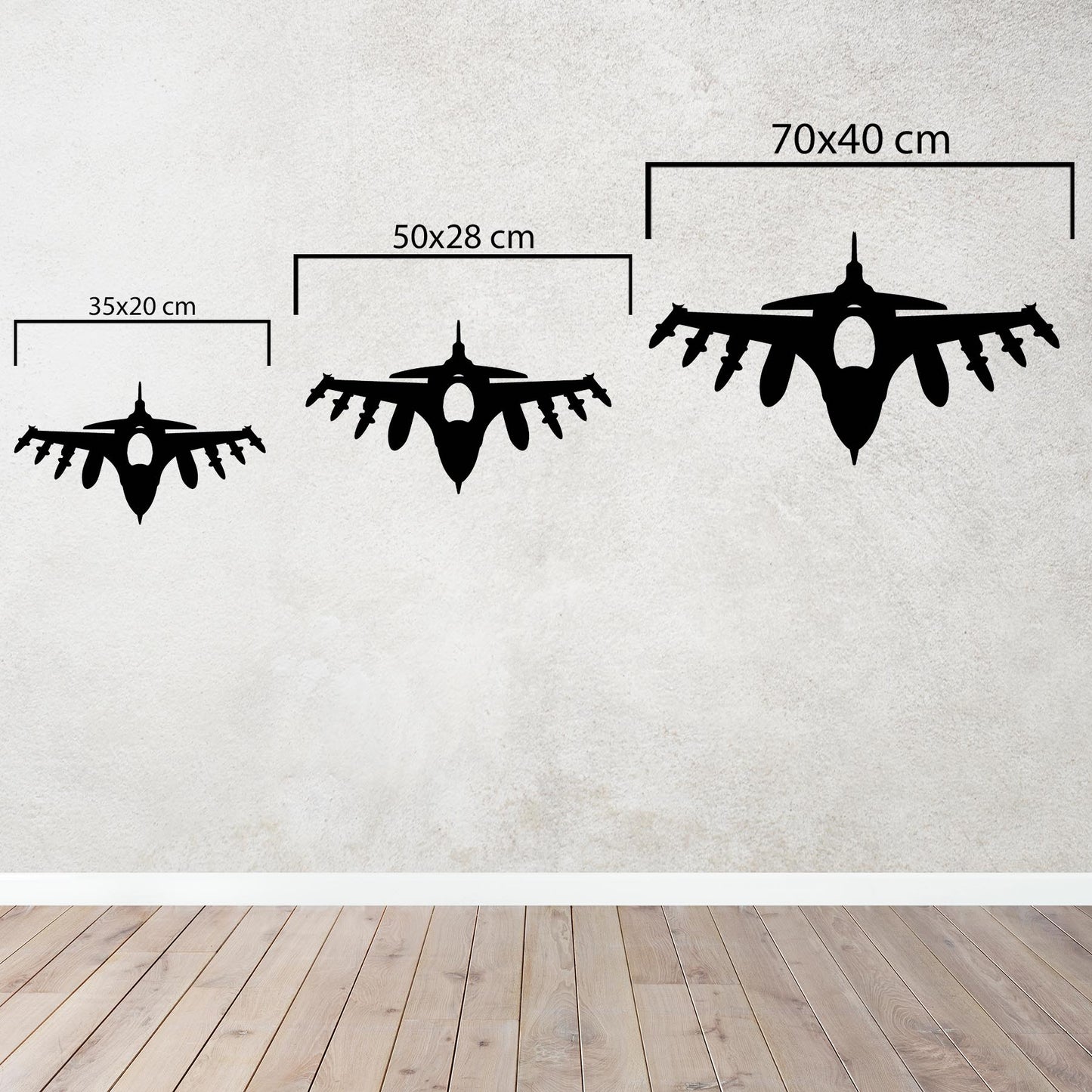 Savaşçı Uçak – Metal Tablo