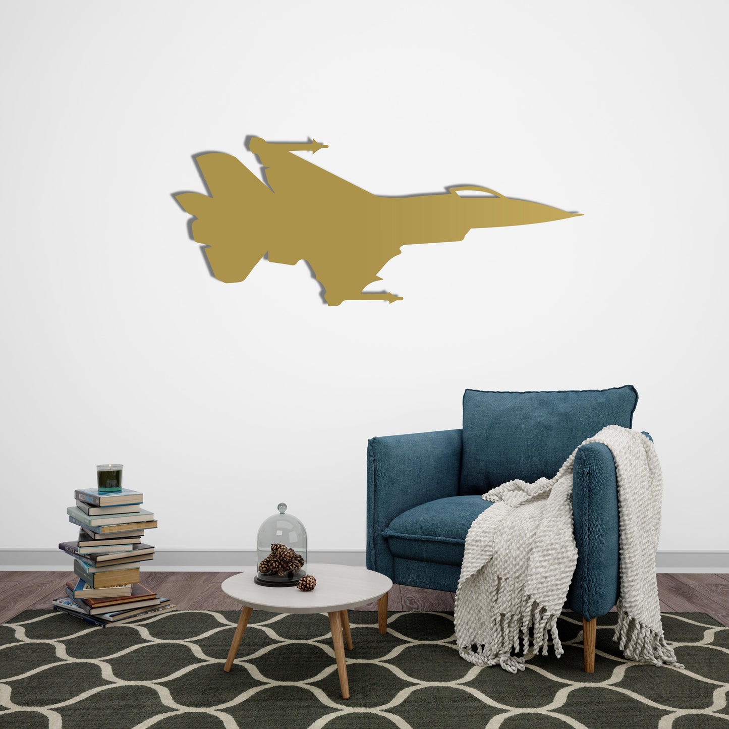 Jet Plane – Metal Painting