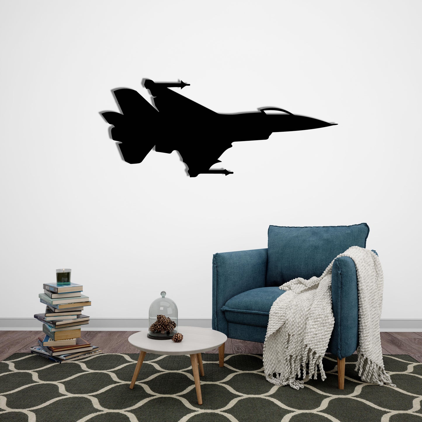 Jet Plane – Metal Painting