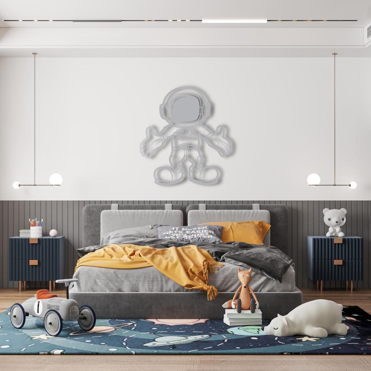 Space Wrap Metal Painting