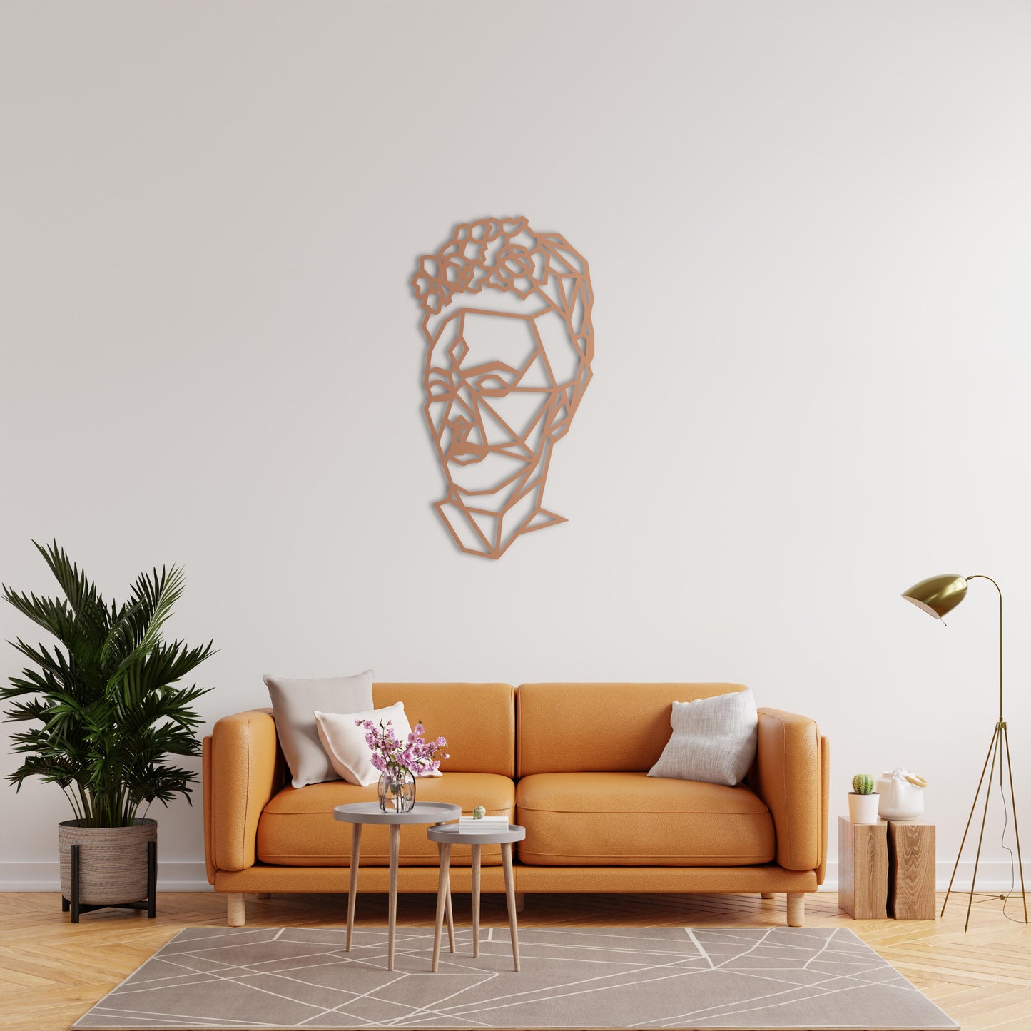 Portrait of Fragile Strength Frida Kahlo Metal Painting