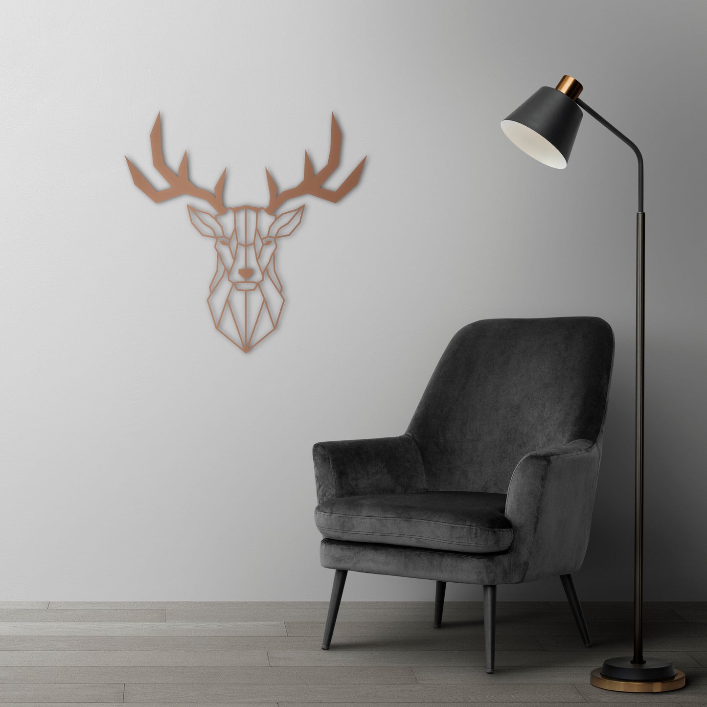 Deer Metal Painting