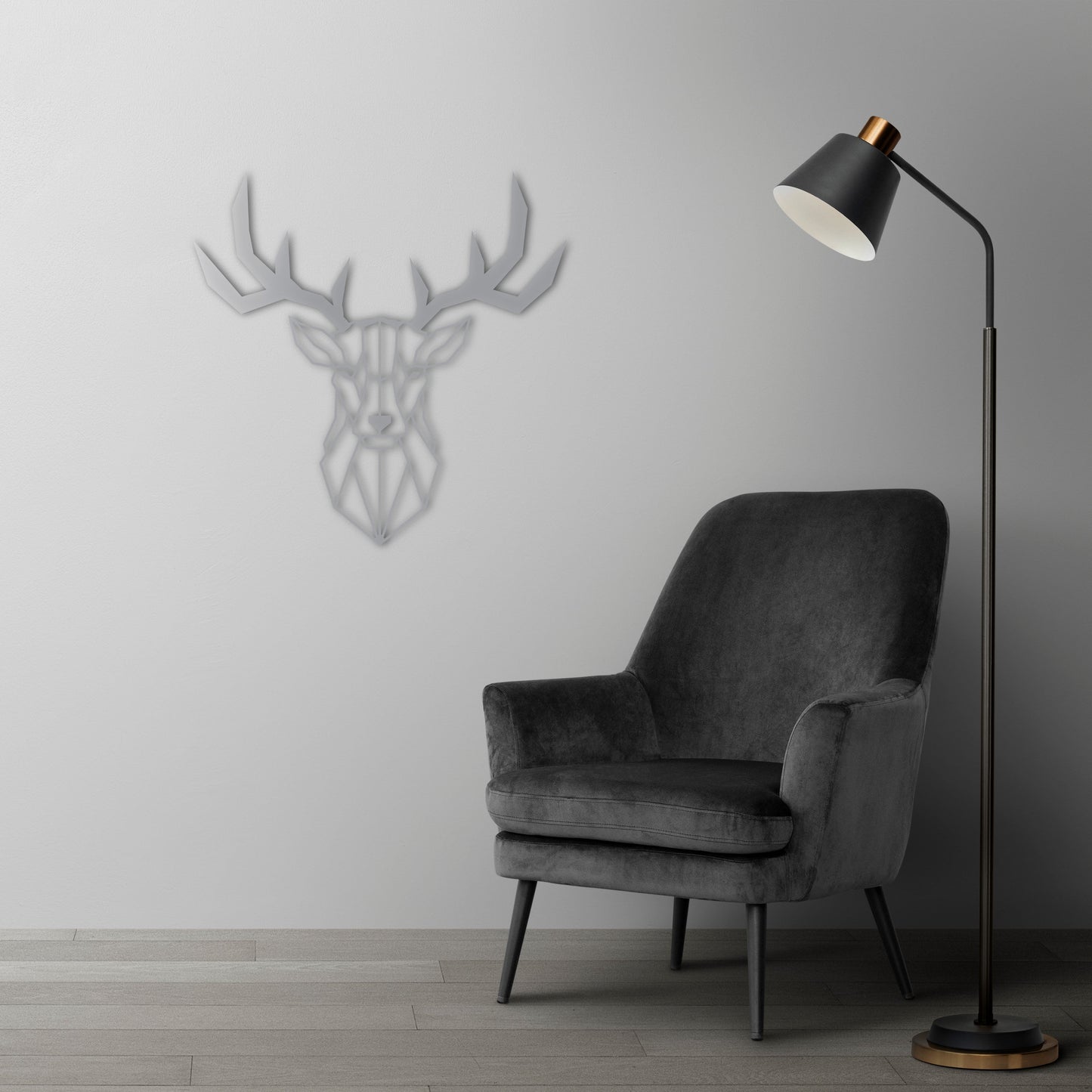 Deer Metal Painting