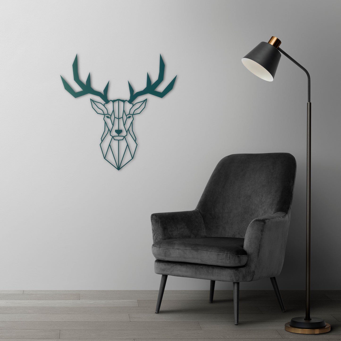 Deer Metal Painting