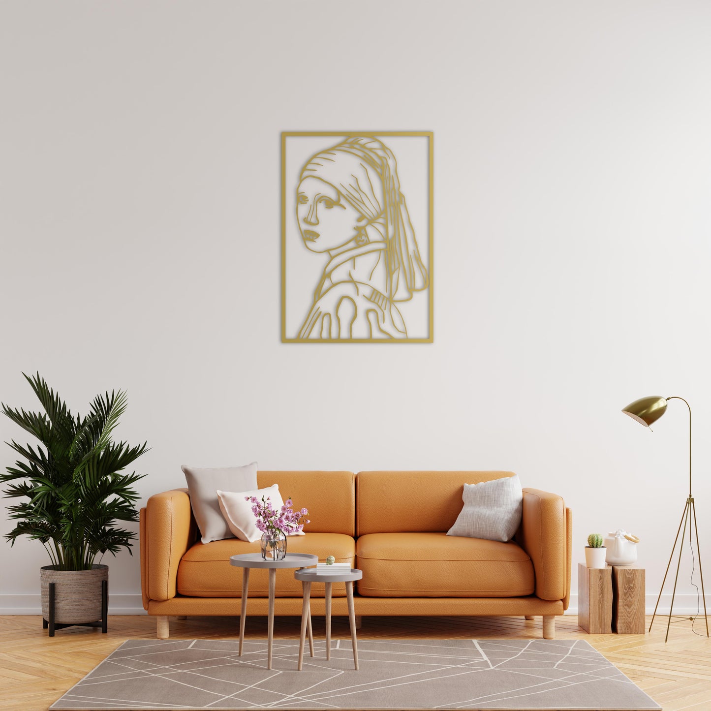 Silence of the Gaze Metal Painting
