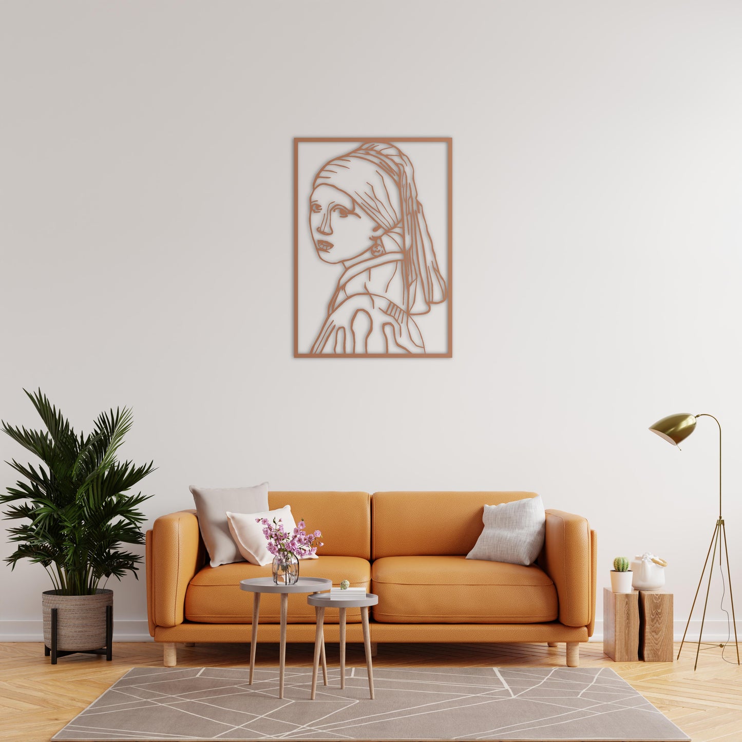 Silence of the Gaze Metal Painting