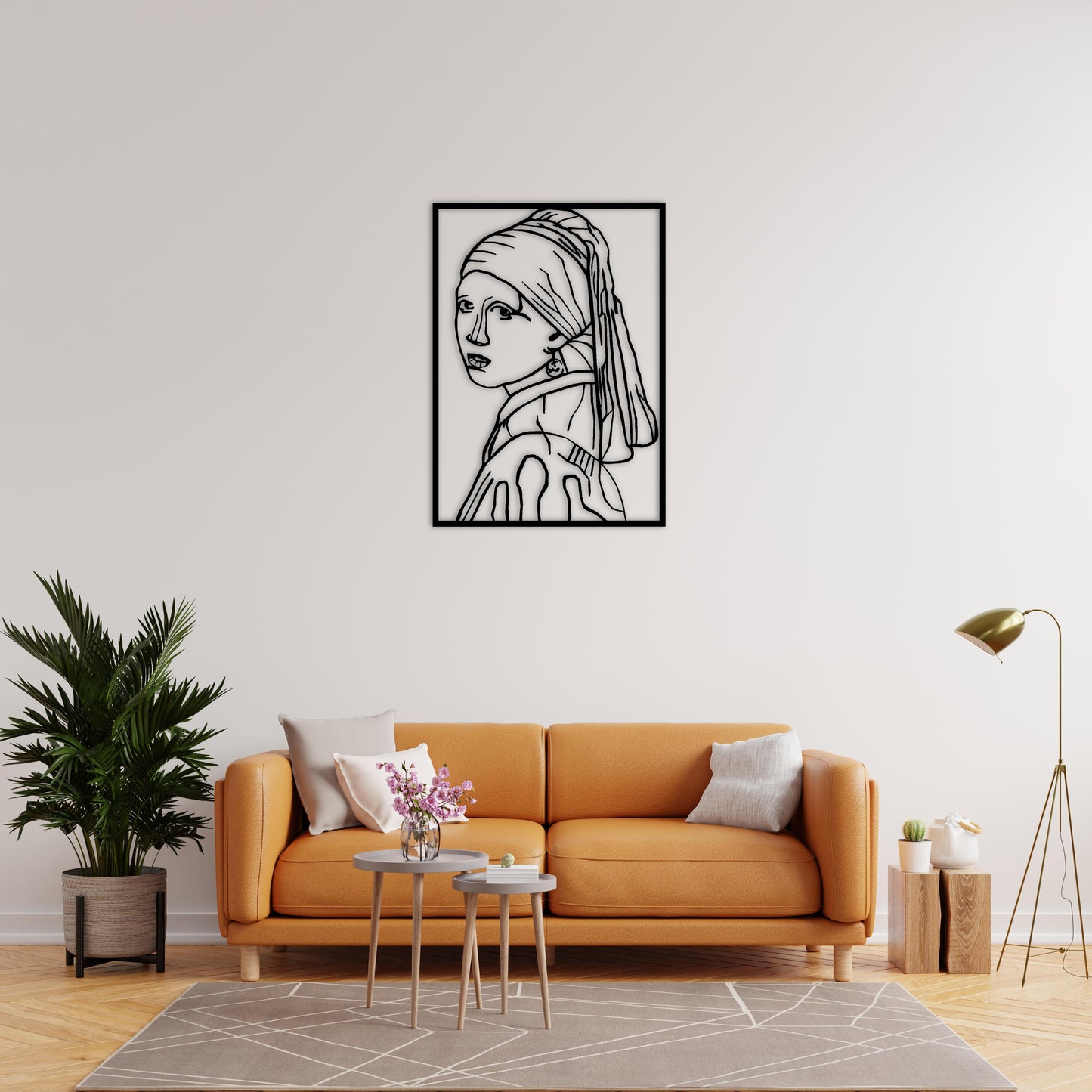 Silence of the Gaze Metal Painting