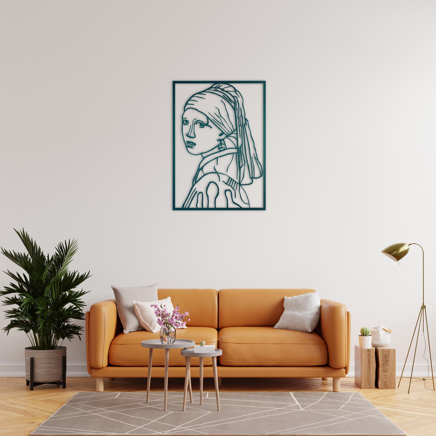 Silence of the Gaze Metal Painting