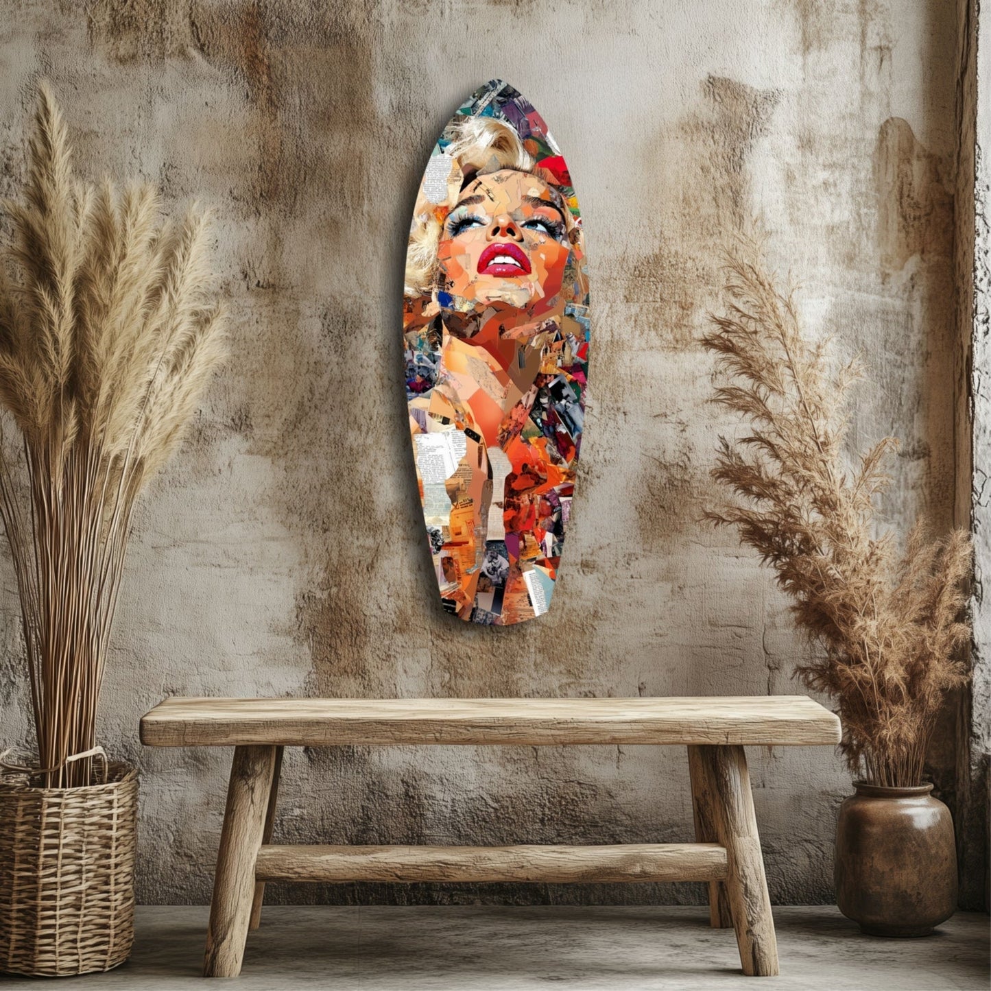 Marilyn Monroe En Parlak Yıldız Cam Tablo