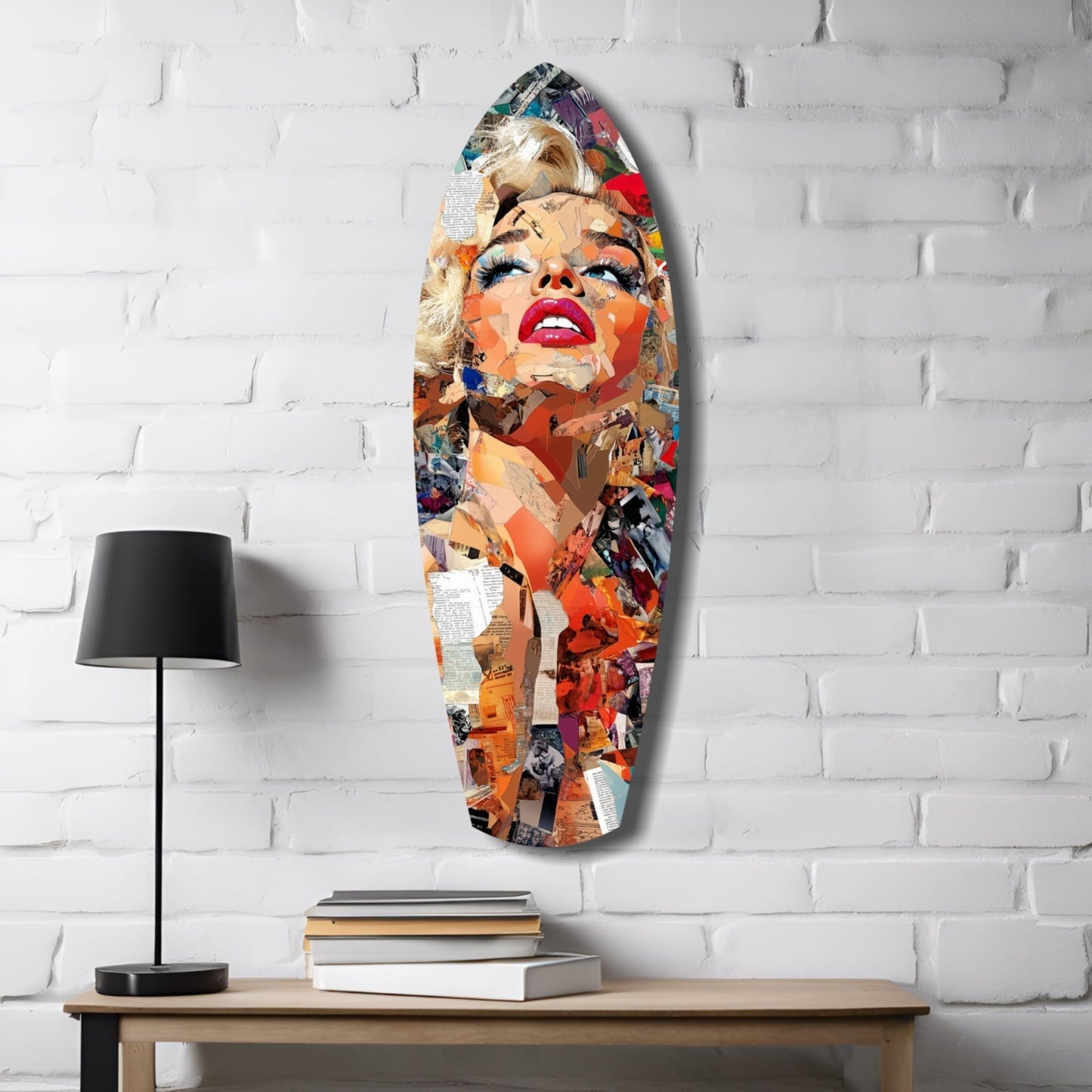 Marilyn Monroe En Parlak Yıldız Cam Tablo