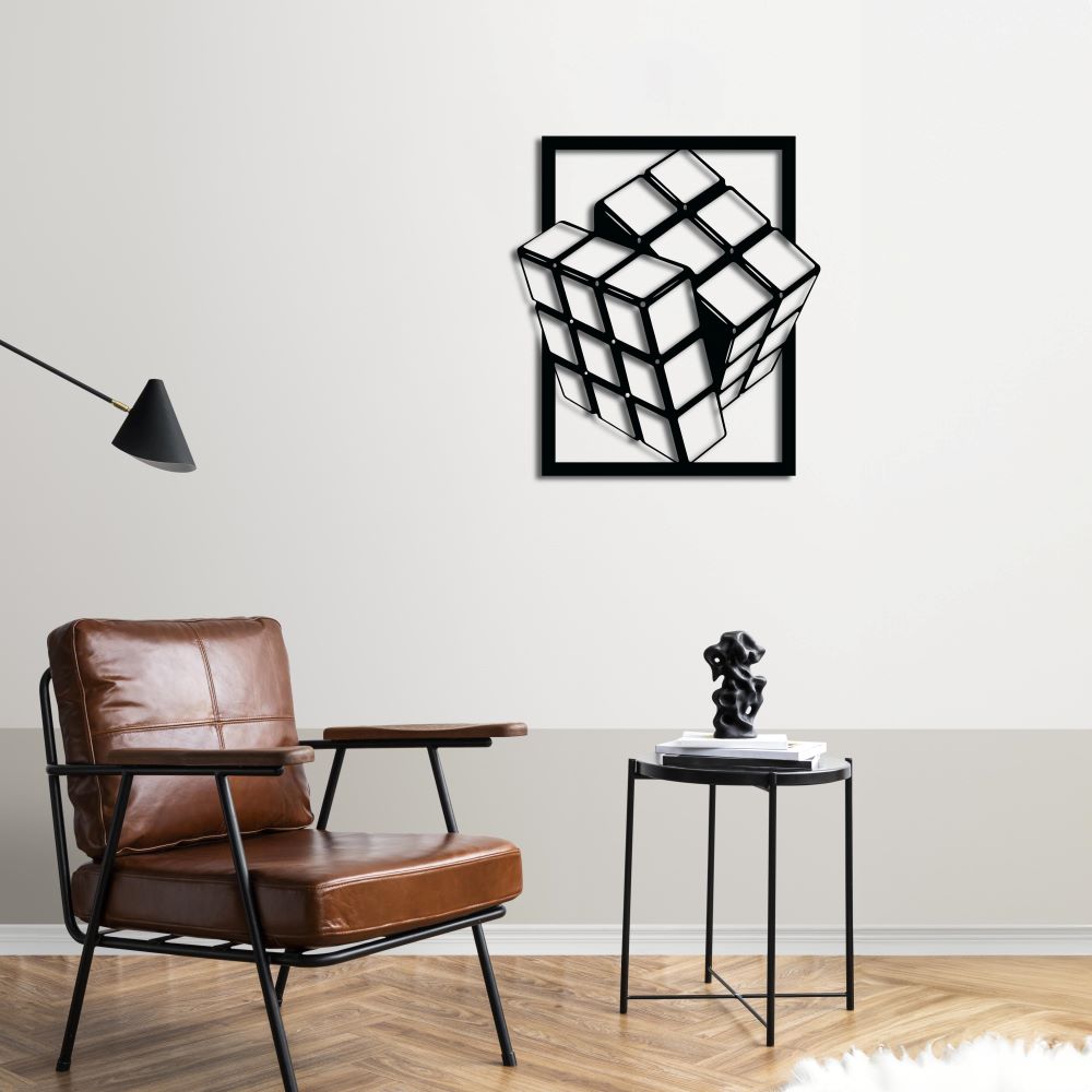 Mind Cube Metal Painting