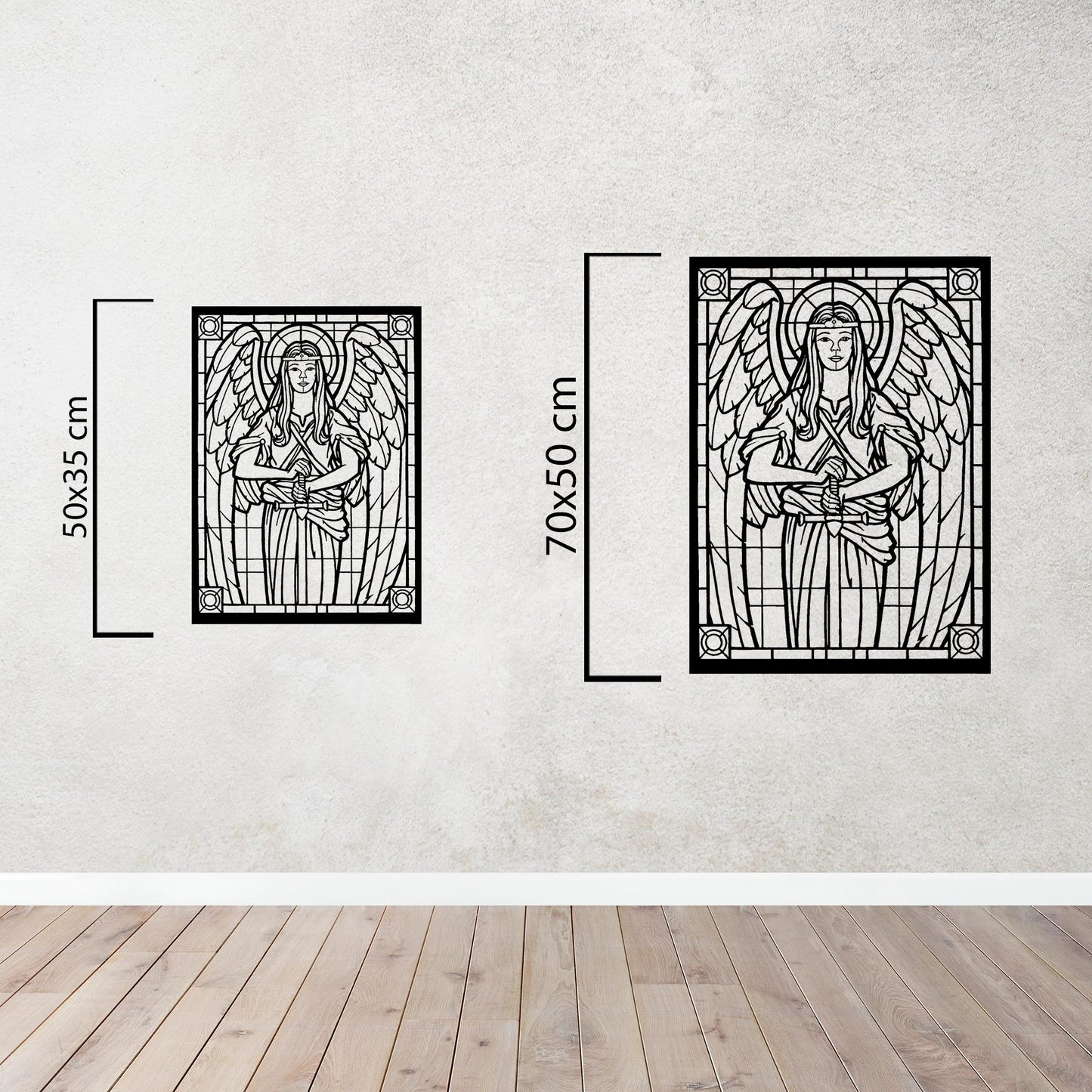 Protective Silence Metal Painting