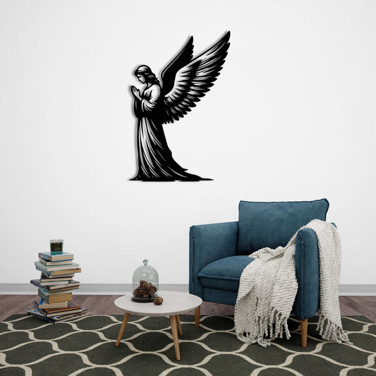 Guardian Angel Metal Painting
