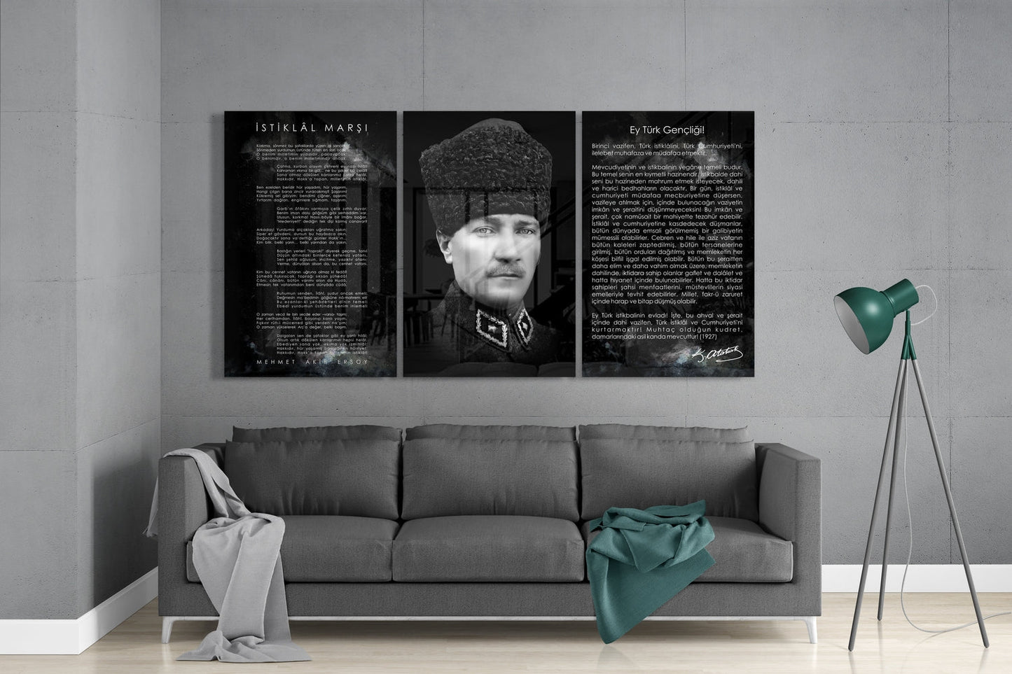 Atatürk Mega Cam Tablo