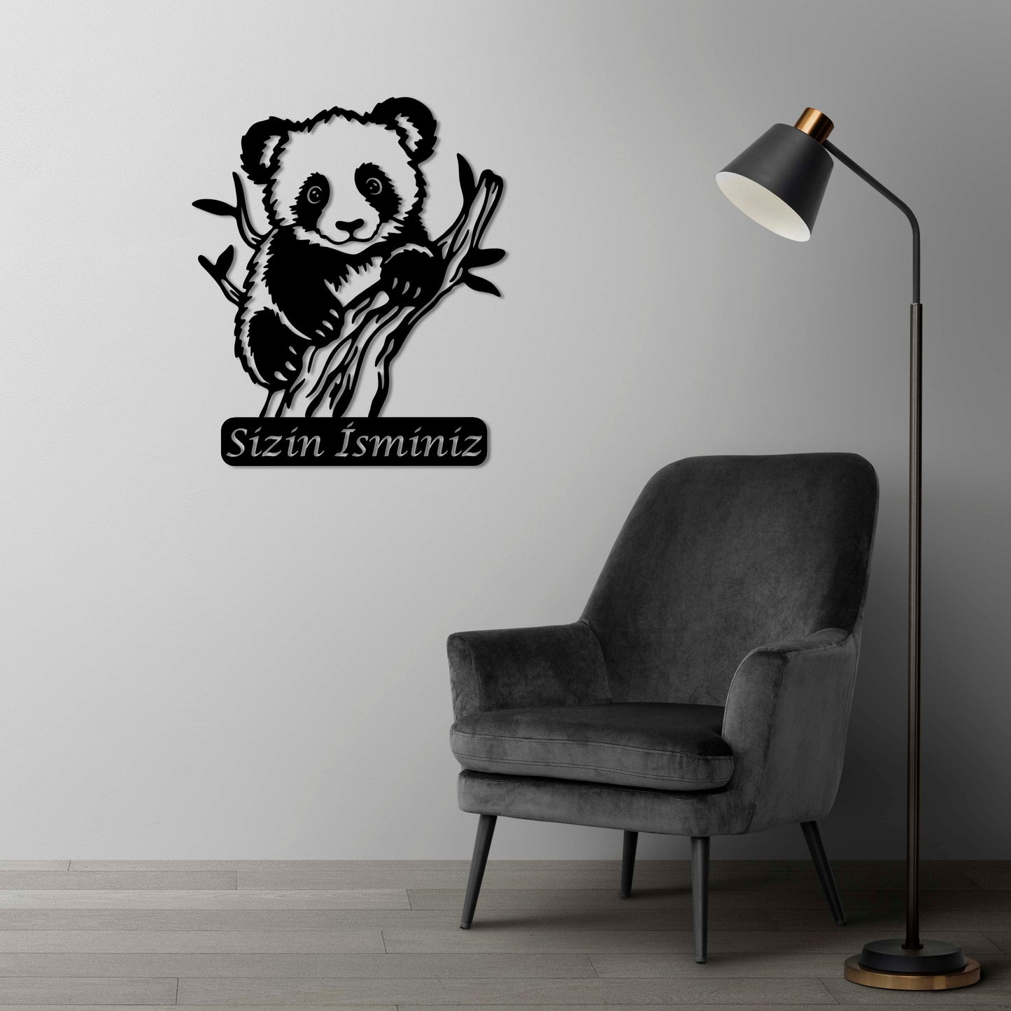 Neşeli Yoldaş: Panda Metal Tablo